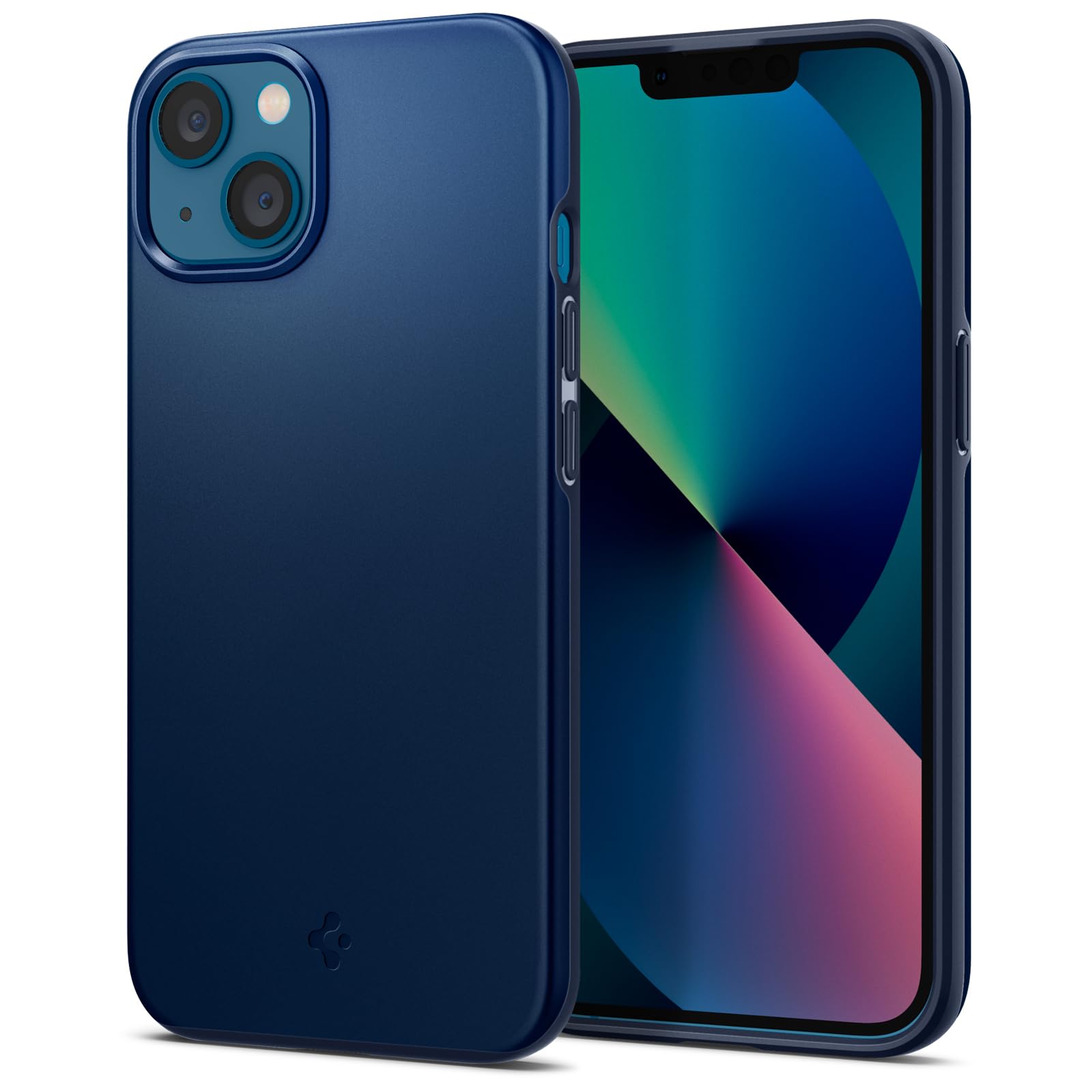 Amazon.co.jp: Spigen iPhone13Miniケース 耐衝撃 マット感 米軍MIL 