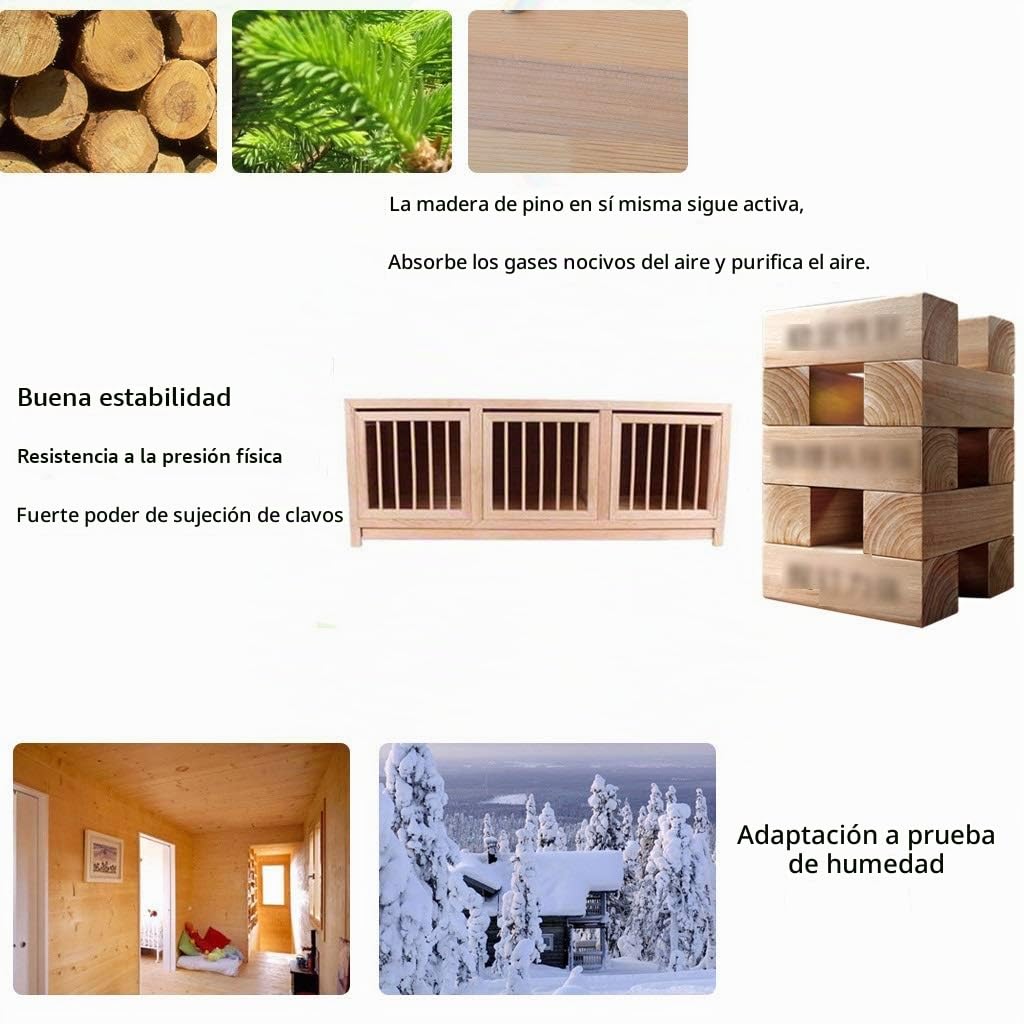 Caja nido de palomas grande con jaula a juego, caja de nido de madera maciza para anidación de pájaros al aire libre, paquete de suministros para palomas premium