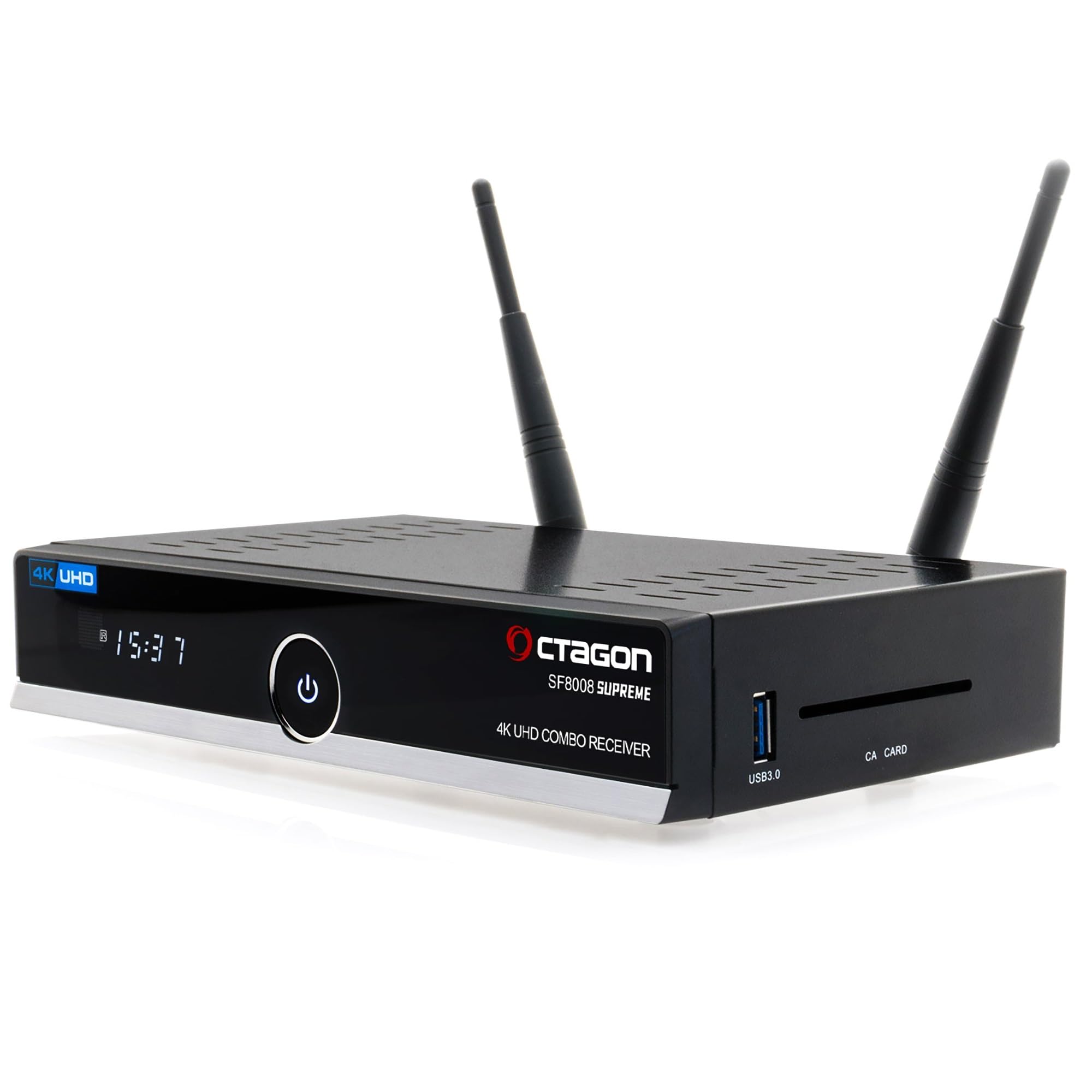 Octagon SF8008 UHD 4K Supreme Combo 500GB Disque Fixe Interne Récepteur Satellite DVB-T2 E2 Linux Define OS Enregistrement M.2 M Key Gigabit LAN Lecteur de Carte
