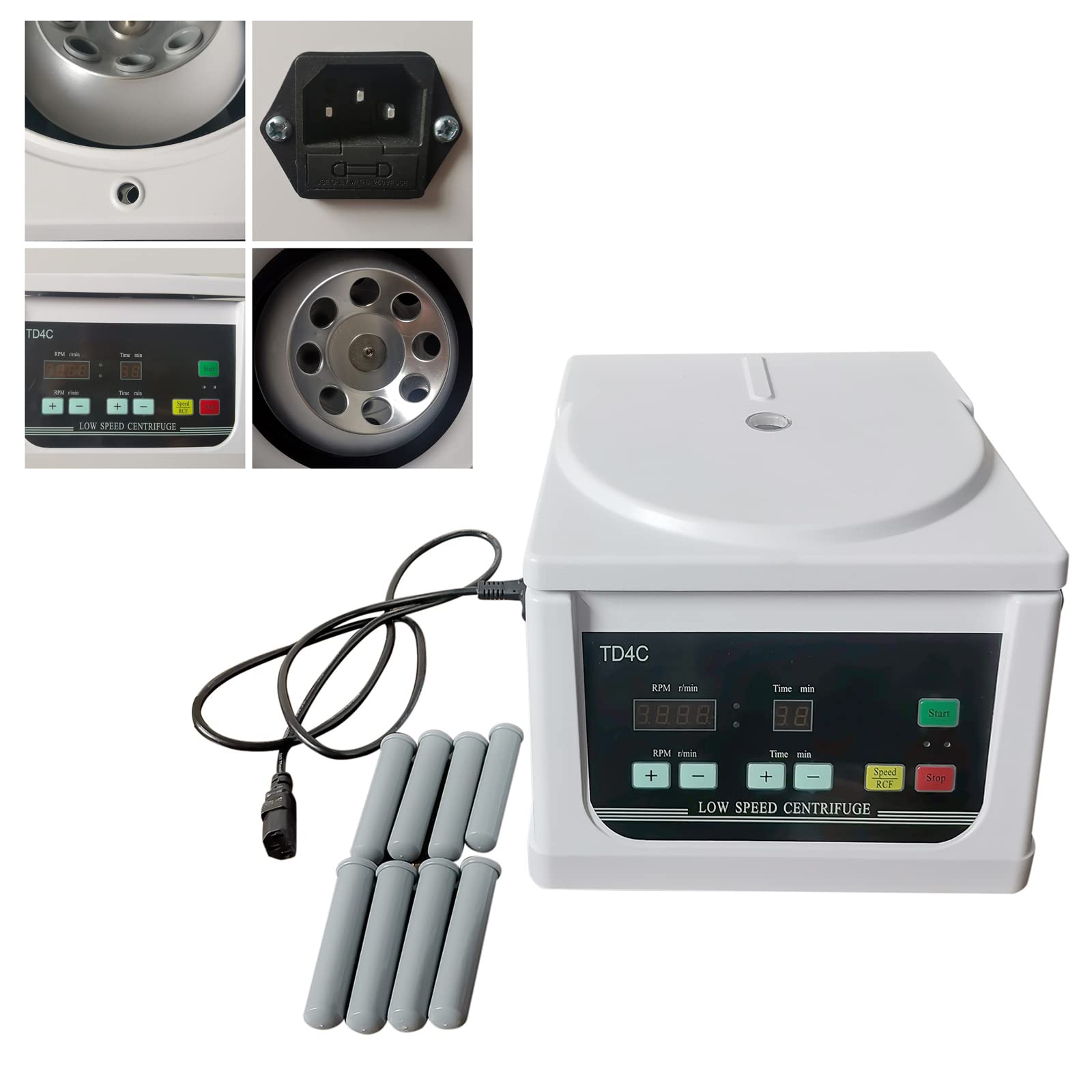 Centrífuga de baja velocidad del escritorio 4000rpm del laboratorio de TD4C 8 máquina centrífuga de 10ml PRP