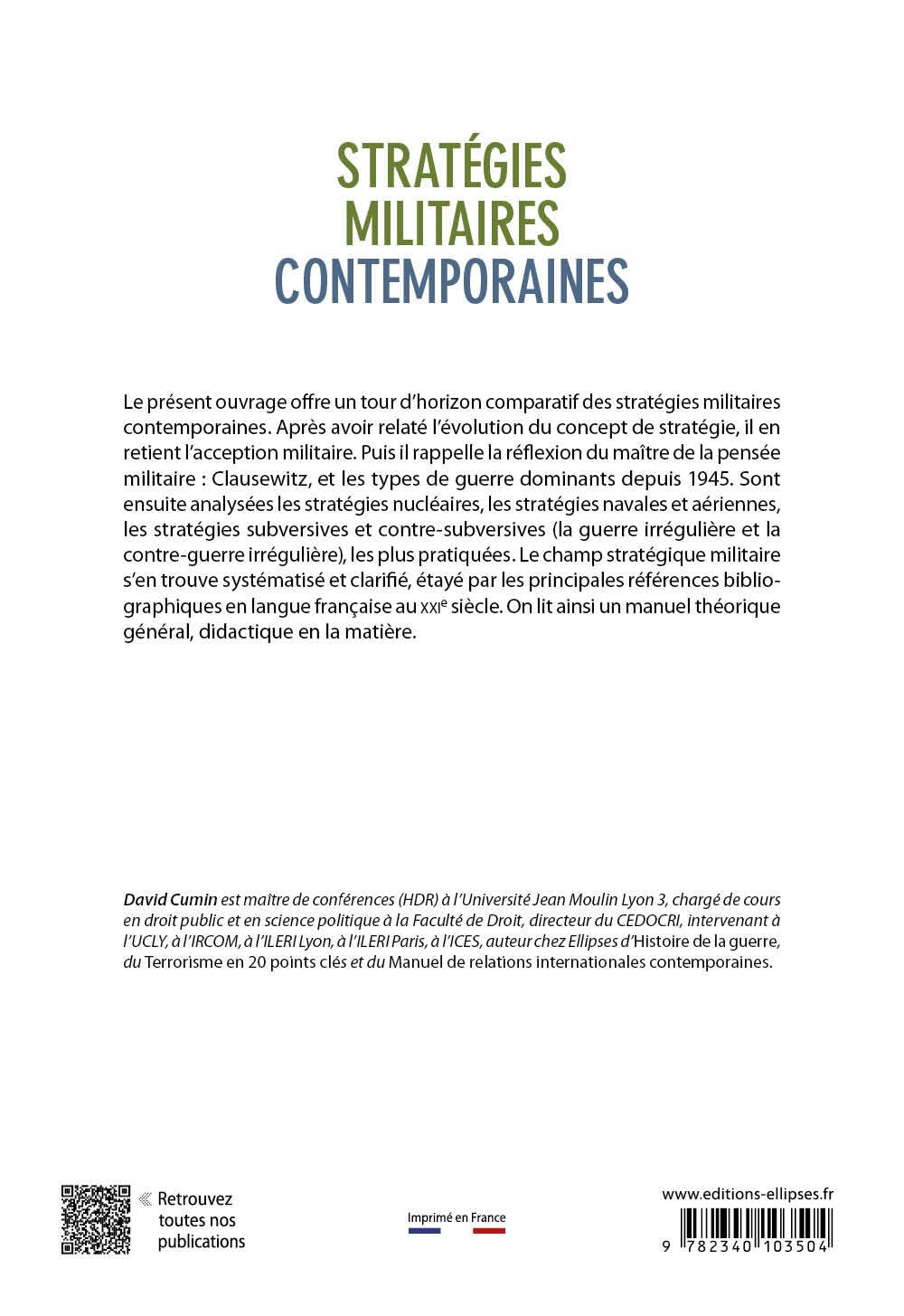 Stratégies militaires contemporaines