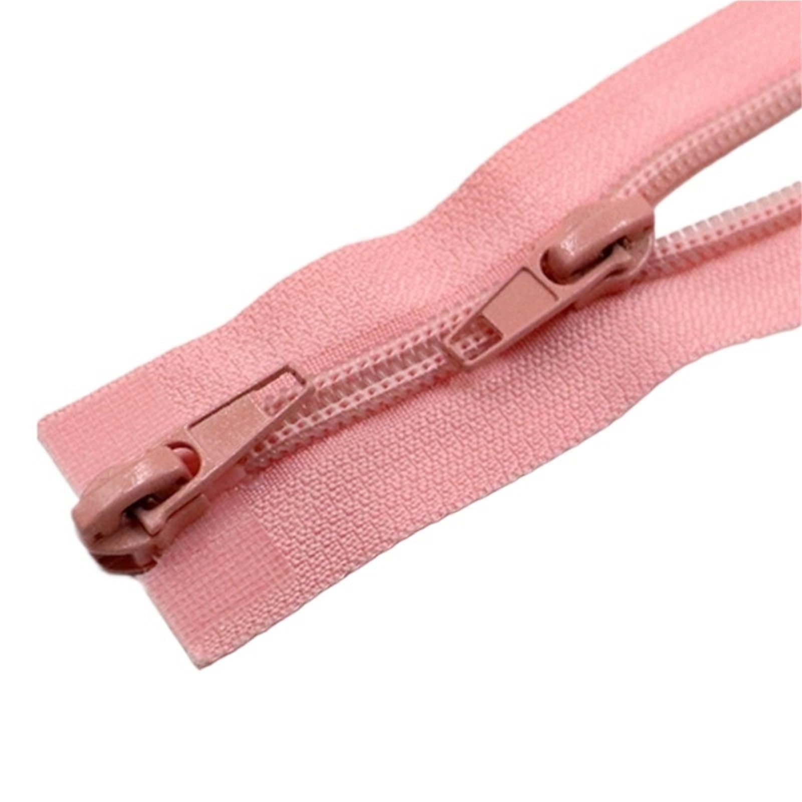 Zippers Sewing, Two-Way Separating Zipper 5# Nylon Double Slider Multicolor 60-500cm for Sewing(Pink-150cm)