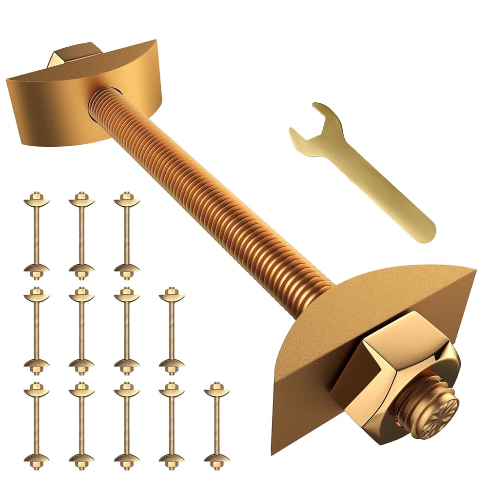 Littimoon Countertop Connector Bolts, M8x100mm Countertop Joint Fasteners, Drawbolt/Bed/Butcher Block Joint Connector Kit