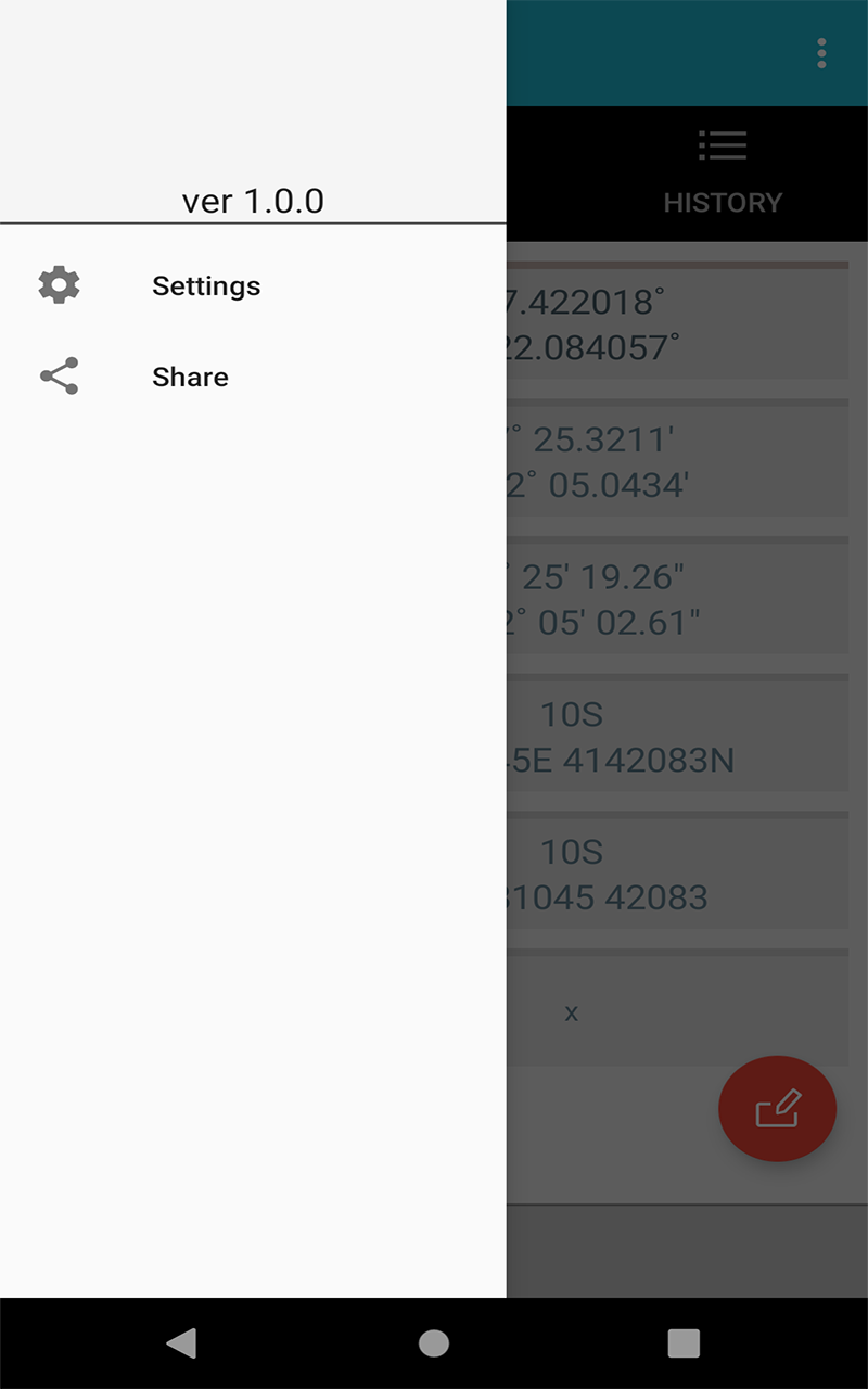 GPS Converter UTM for Android