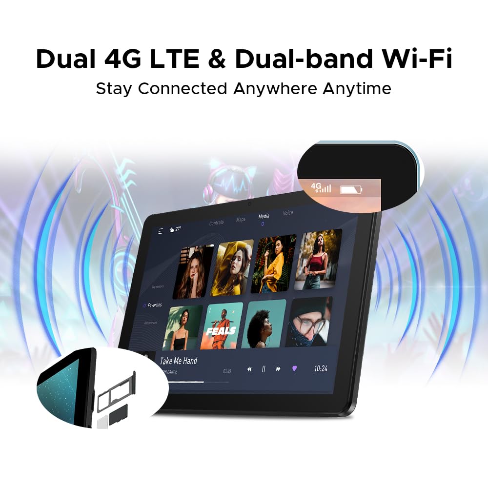 DOOGEE T10W 10 Inch Tablet Android 15, 8000mAh Long-lasting
