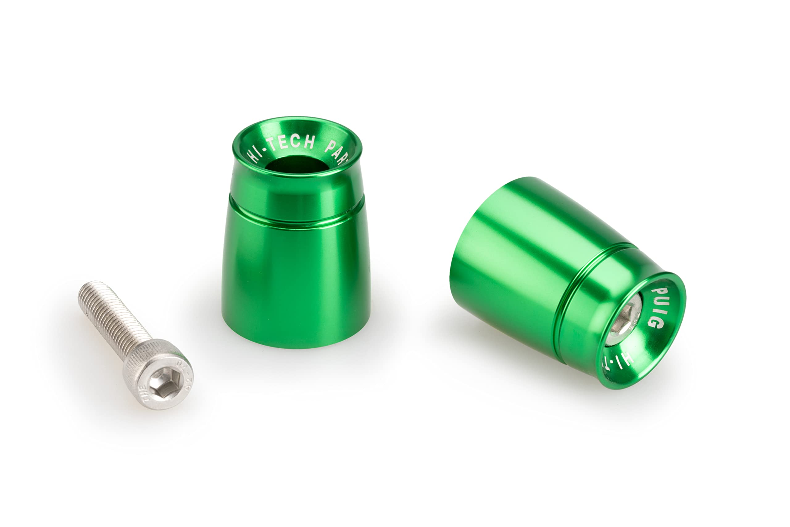 Puig Green Sport Bar Ends Kawasaki Ninja 400 2018-2024