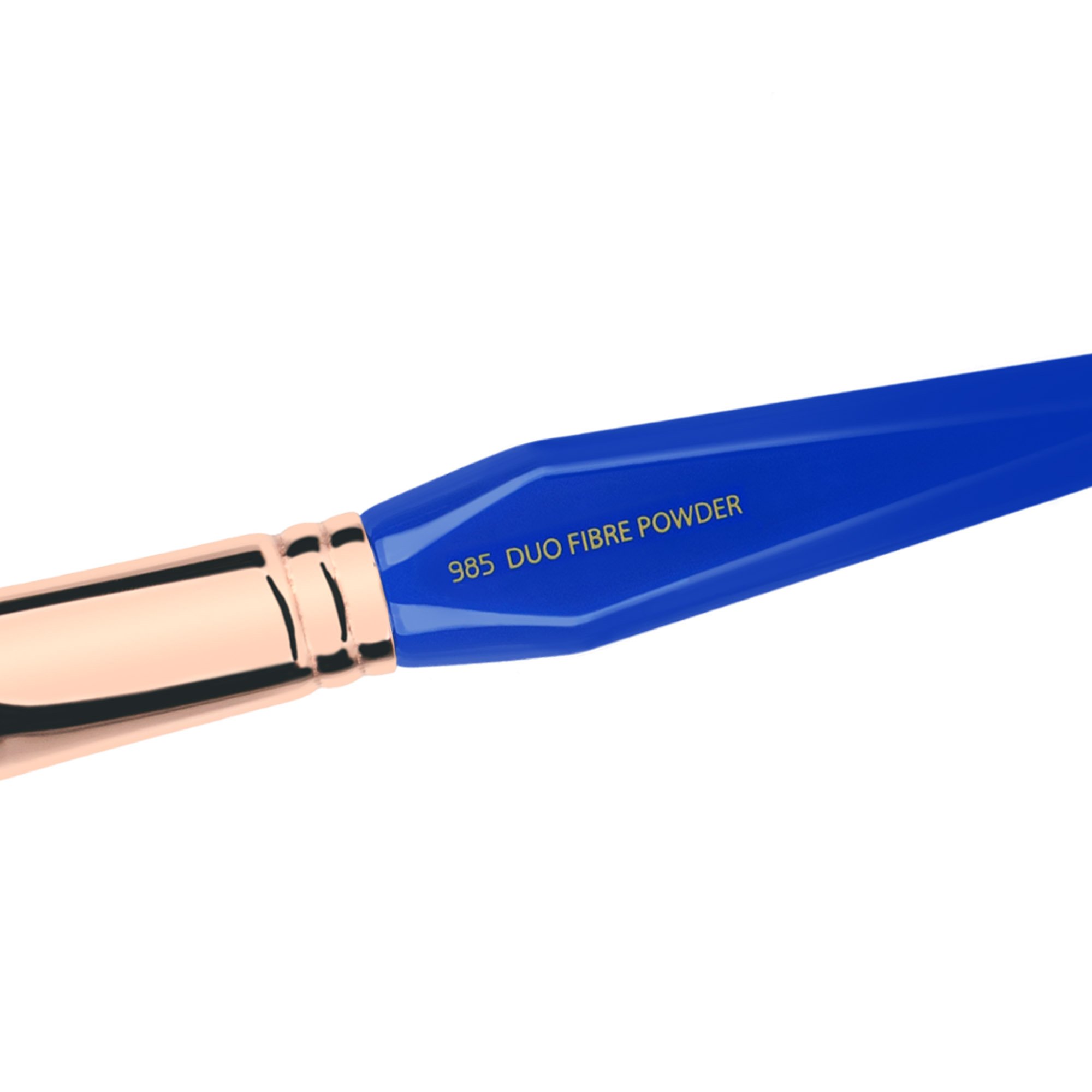 Bdellium Tools - Pennello professionale per trucco, serie triangolo dorato - Duo Fibre Powder 985
