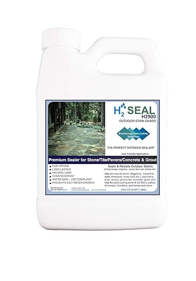Outdoor Stone Sealer with Stain Guard - for Use on Wide ...