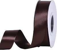 Vista 131 de YAMA Cinta de satén de doble cara, 7/8 pulgadas, 25 yardas para envolver regalos, color rosa