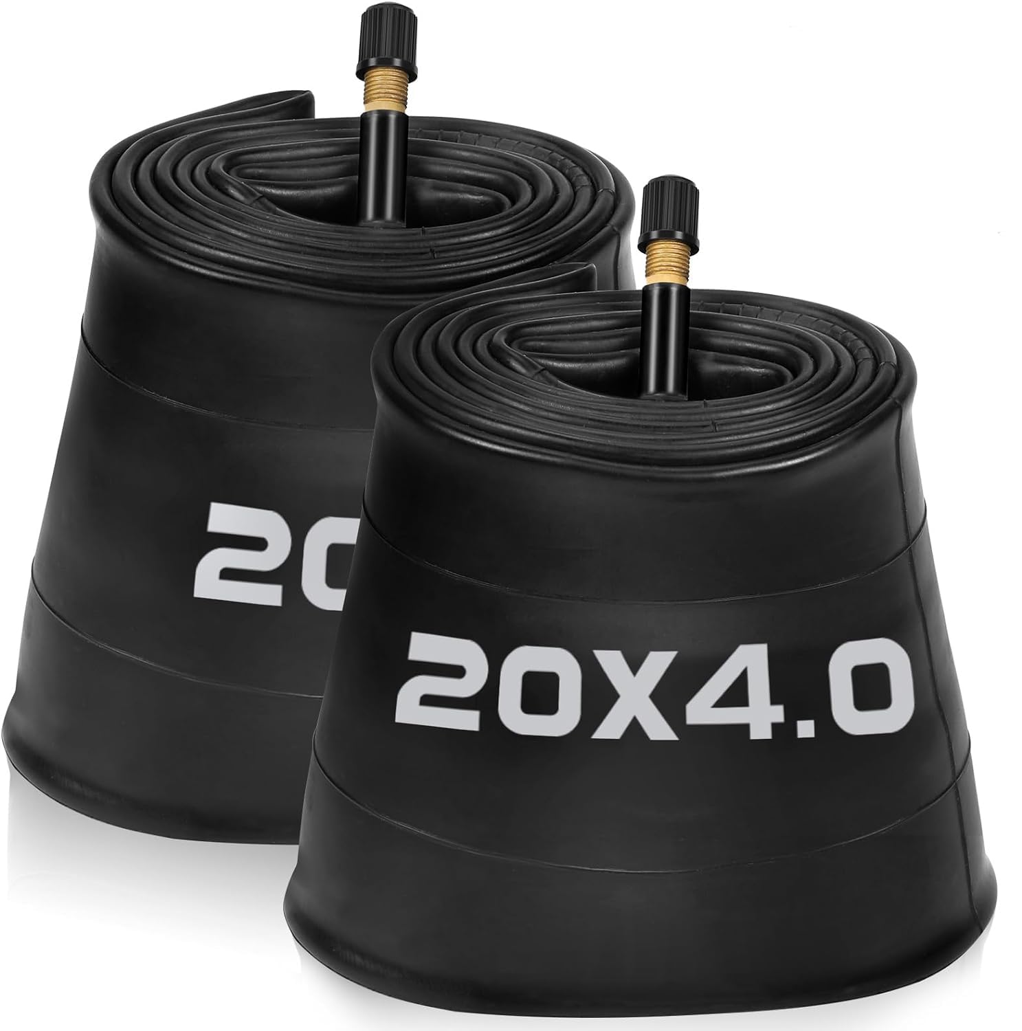 Bike Tube Options of 20x3, 20x4, 24x4, 26x4 Inner Tube for Bike and Electric Bike with Schrader Valve