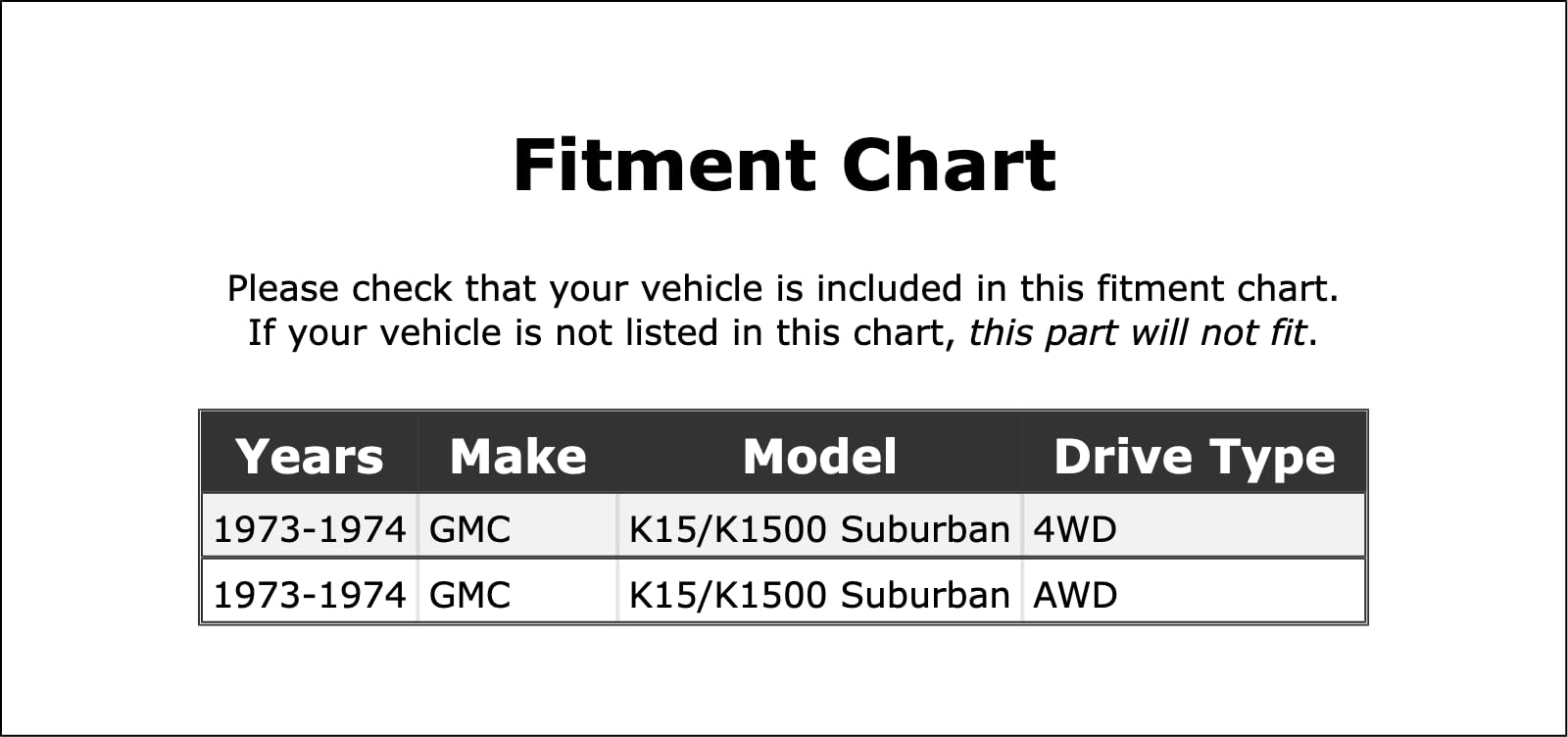 Locking Hub Service Kit Compatible With GMC K15/K1500 Suburban 1973 1974 PC-396124