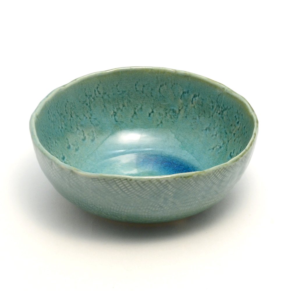 shigaraki ware hechimon bowl aonagi