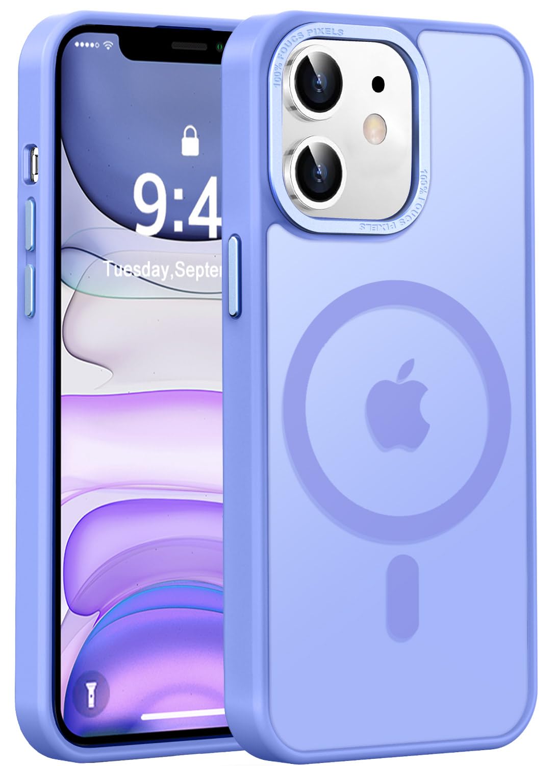 Newfuture Strong Magnetic Compatible with iPhone 17 Pro Case [13 FT Military Drop Protection] [Compatible with Magsafe] Slim Translucent Matte Shockproof with Anti-Fingerprint Phone Case, Tender Pink — view 127