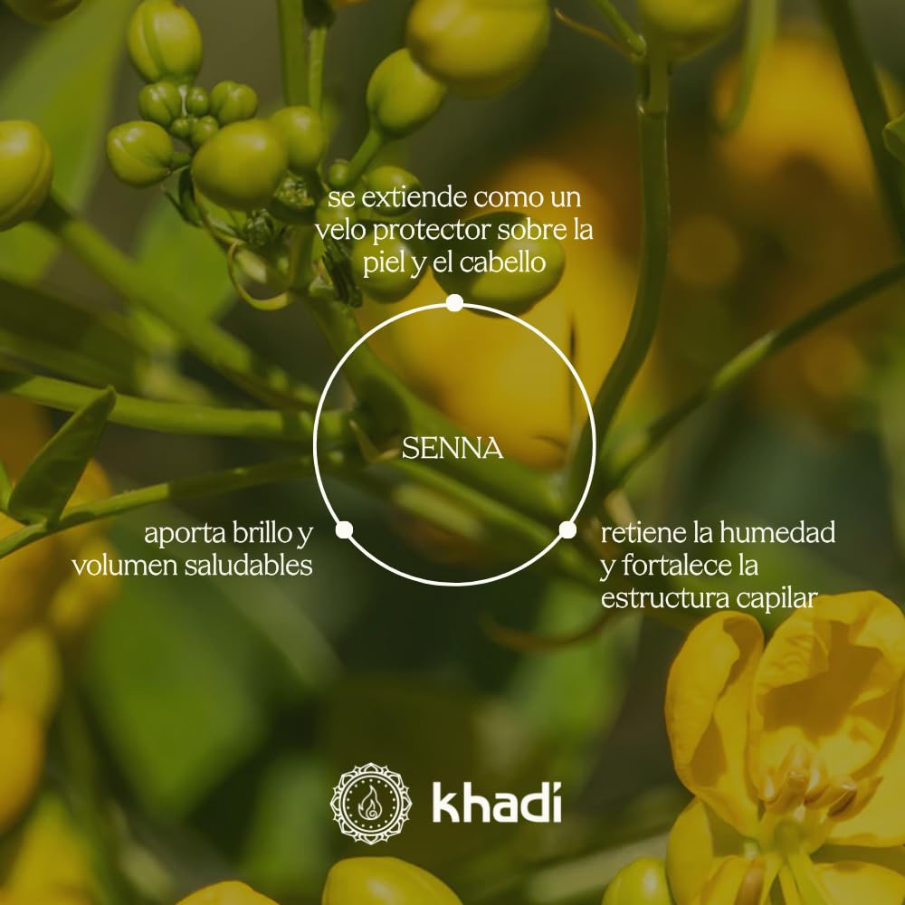 Khadi Aceite Capilar Color Care 50 ml - Tratamiento para Fijar Color Vegetal, Brillo y Protección UV