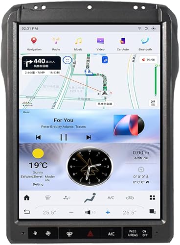 Abdroid 13 Radio de coche para Ford F250 F350 2013 2014 Tesla estilo 14.4 pulgadas pantalla táctil Android Auto navegación GPS 128 GB reproductor