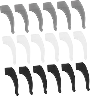 DOITOOL 15 Pairs eyeglass holder eyeglass ear grips eyeglass accessories anti-skid glass grips non-slip glass grips Glasses ear hook