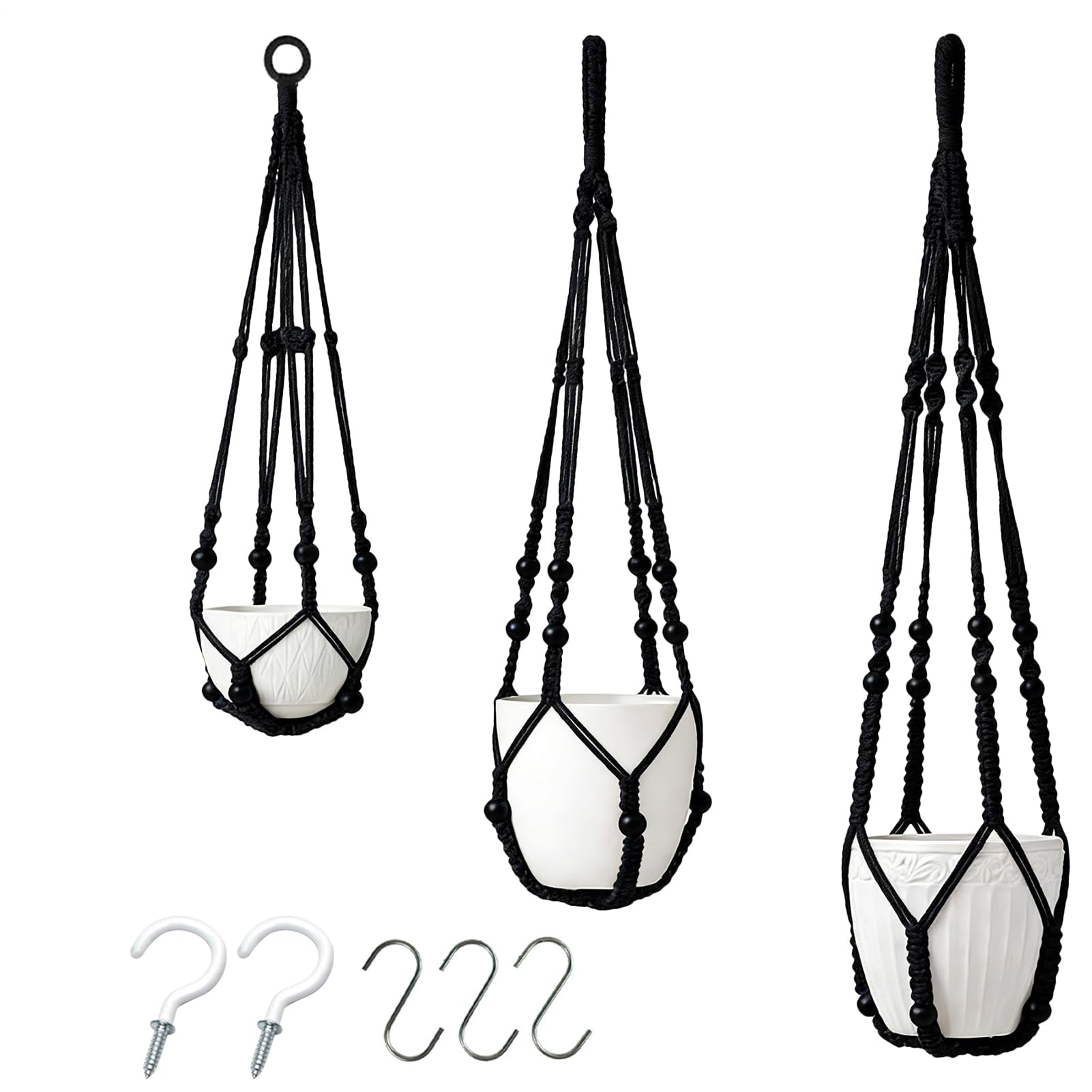 Crochets de suspension lot de 3 pour gagner de la place au sol et suspendre