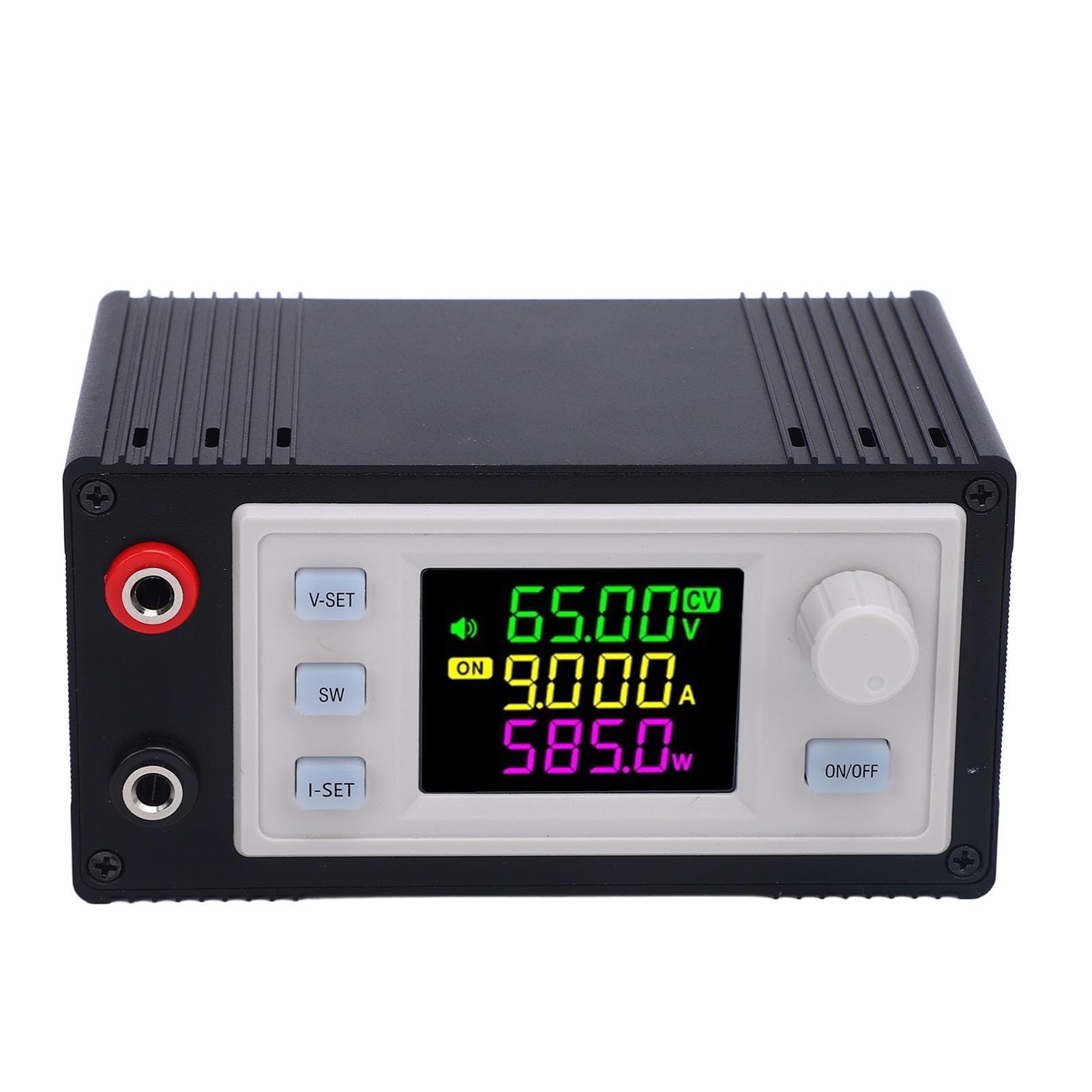 Socobeta Regulador de Voltaje CC a CC Ajustable Salida Eficiente de 585 W para Controladores LED Fuente de Alimentación de Laboratorio, Material ABS
