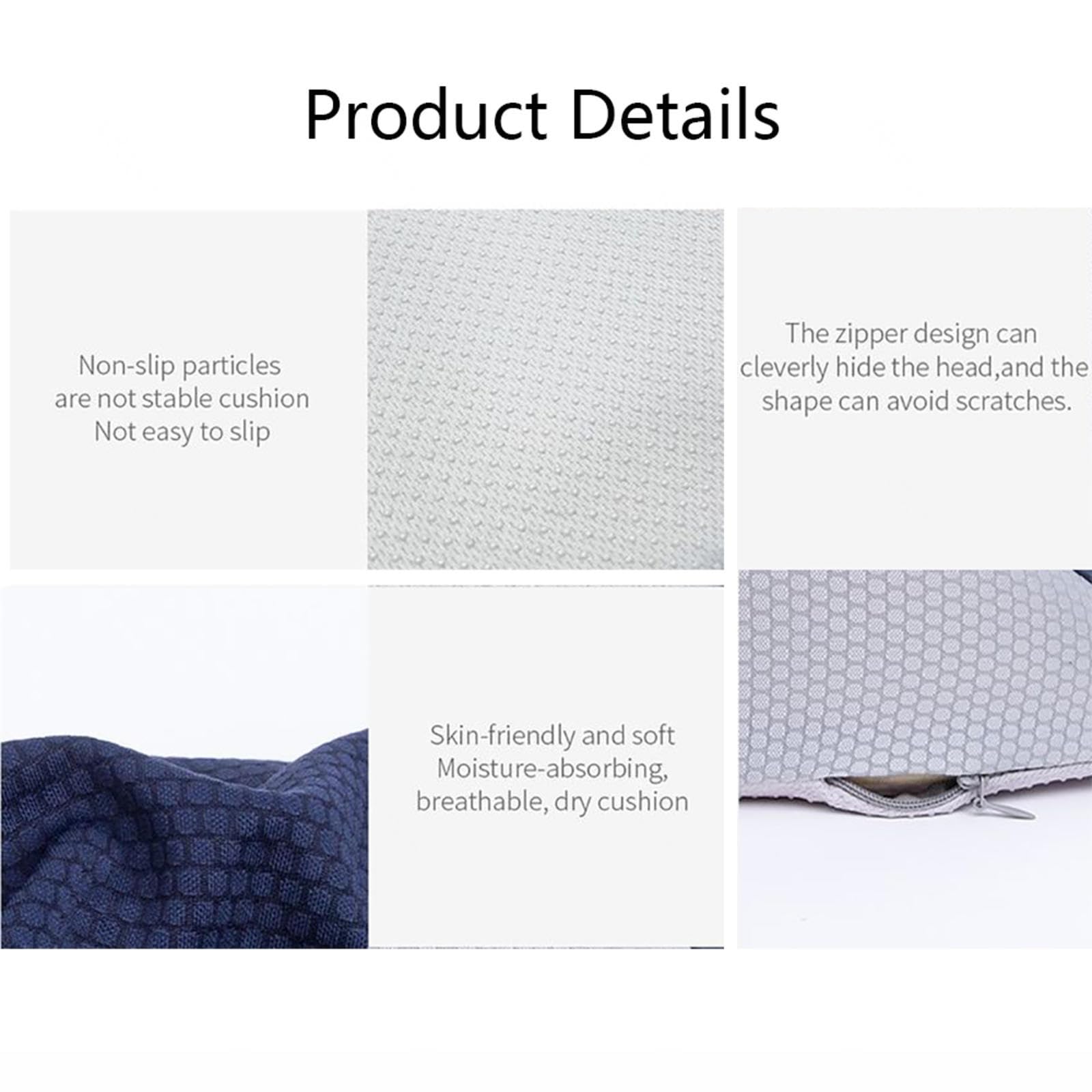 HAZARA Cojin Almorranas, Cojín Ortopédico para Coxis para Alivio De Presión, Cojines para El Coxis para Oficina,Automóvil,Silla De Ruedas, Silla Escolar,B-Black