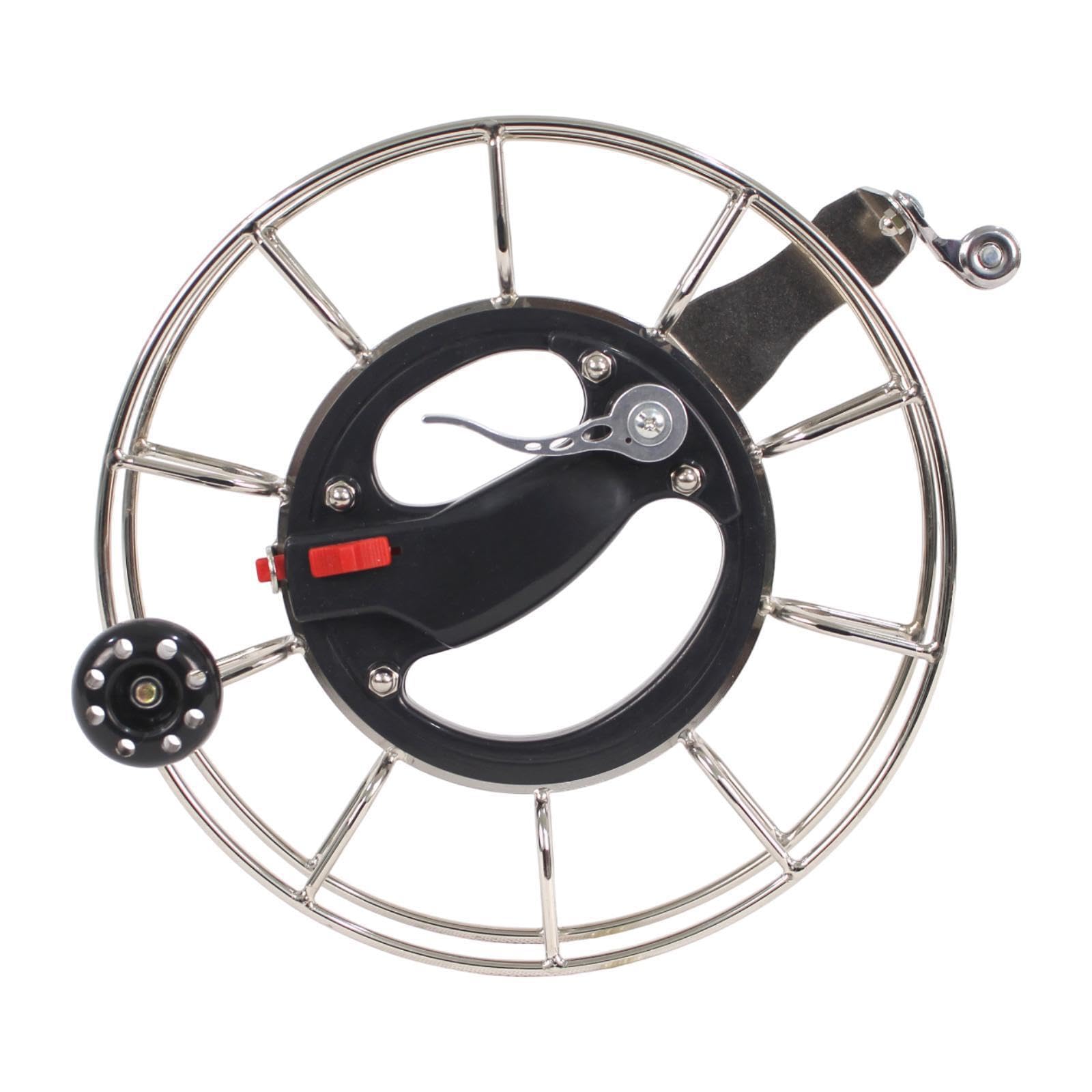 Grande mulinello per aquiloni, ruota per aquiloni, accessorio in acciaio inossidabile per rendere il volo piacevole durante avventure e attività, Stile A