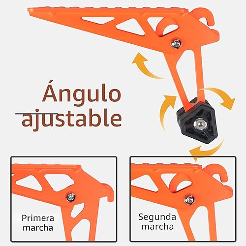 Miniatura 3 de TOOENJOY Escalón universal para puerta de coche, plegable, portaequipajes para puerta de coche, gancho en el pestillo de la puerta, escalera