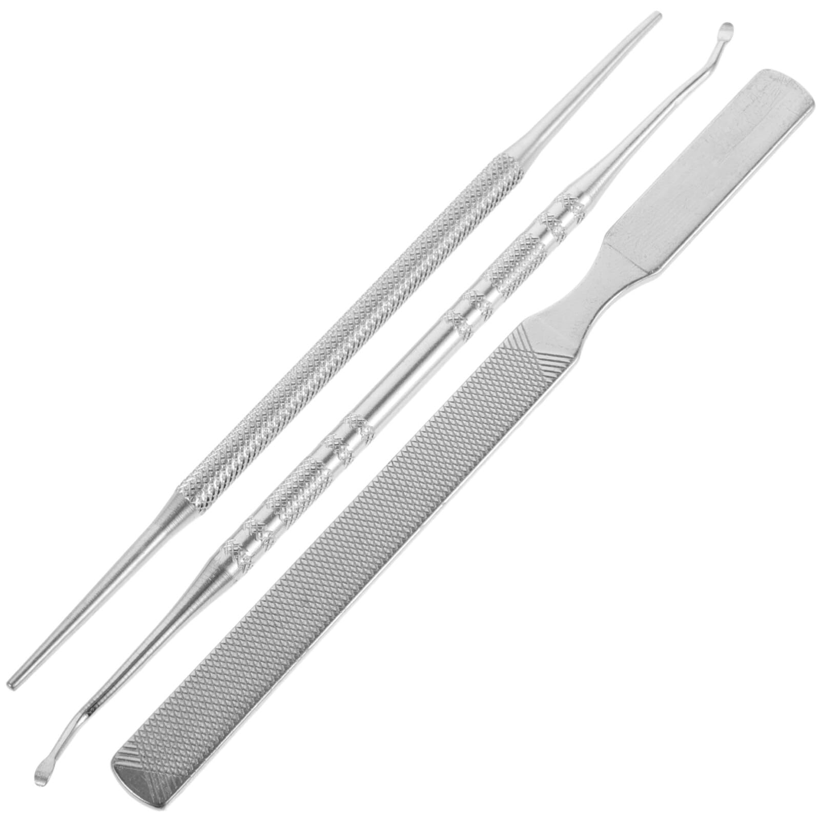 TOVINANNA Ingrown Toenail Removal Kit Toenail Nail File and Nail Trimmer Set with Box Stainless Steel Nail Pedicure Manicure Tools Cleaner Kit for Safe Ingrown Toenail Treatment