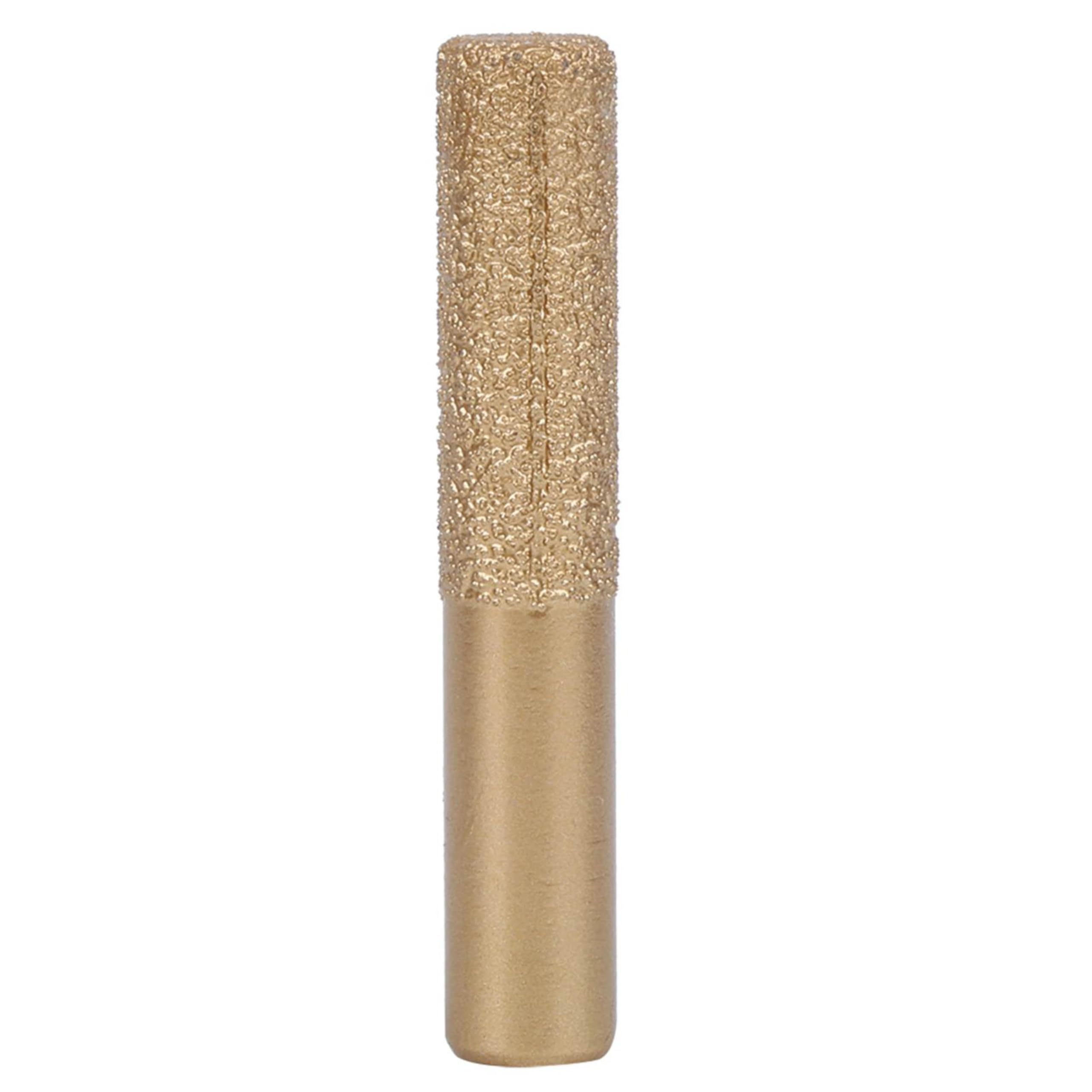 Frese Diamantate Punte Diamantate Gambo Dritto Brasato Dorato per Il Taglio Del Bordo Pietra Marmo Granito Piastrelle Cerami (12.7 * 13.5 * 75mm)