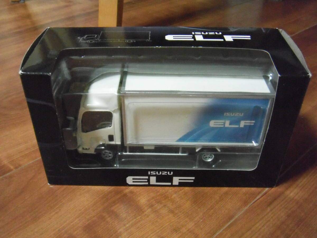 Amazon | いすゞ エルフ ミニカー 1/43 白 ホワイト ISUZU ELF