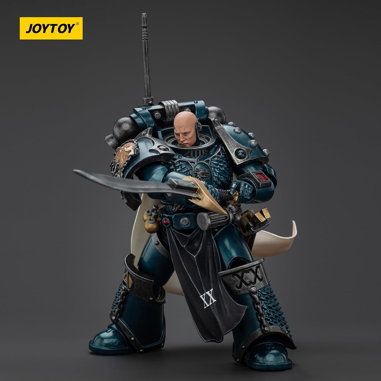 JOYTOY Warhammer 40k Alpha Legion Harrowmaster Armillus Dynat 1/18 Action Figure Collect and Display Model