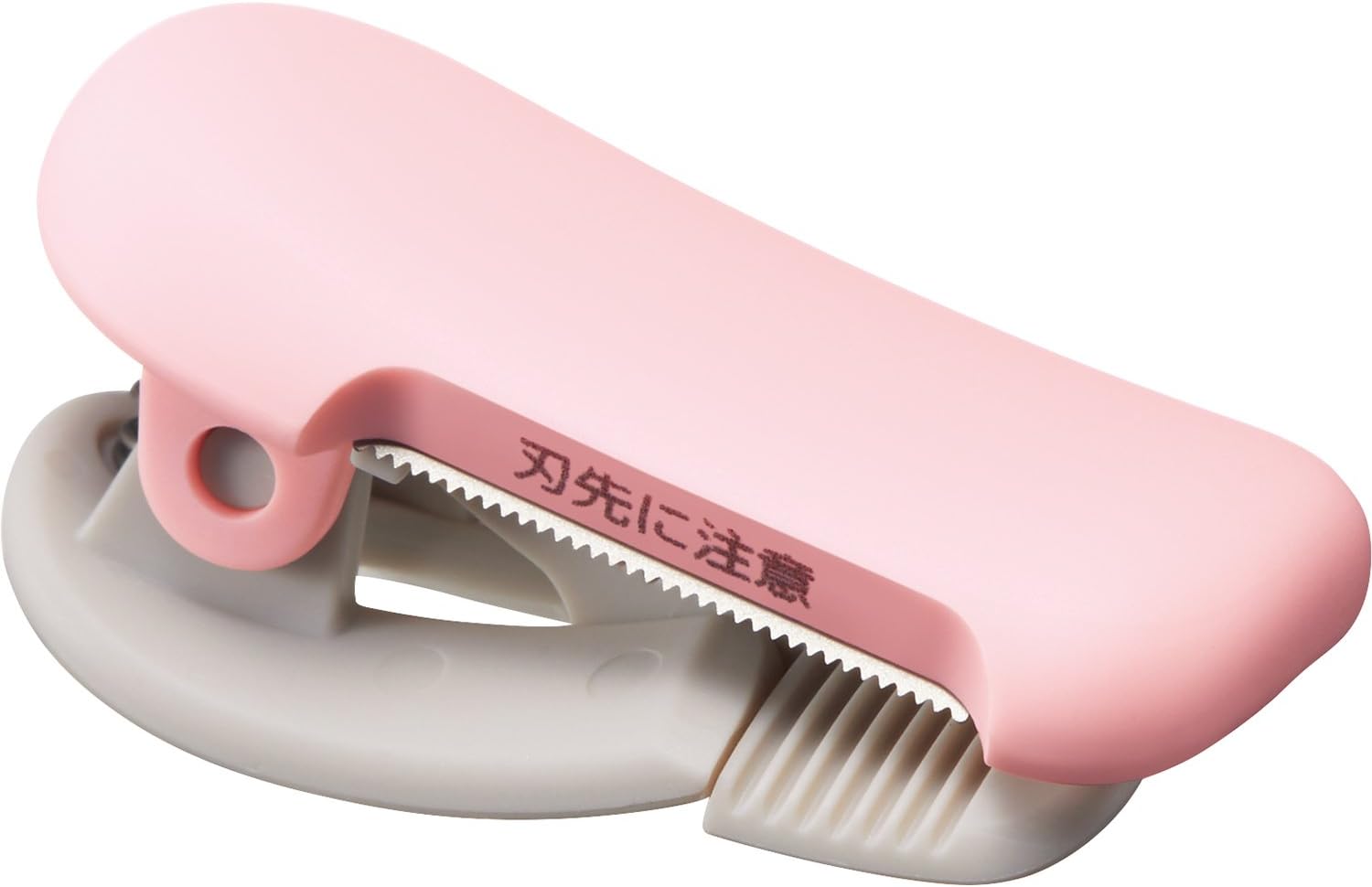 KOKUYO Washi Tape Cutter, Masking Tape Dispenser, Mini Portable Light Cutting, Clip Type (10-15mm, Light Pink)