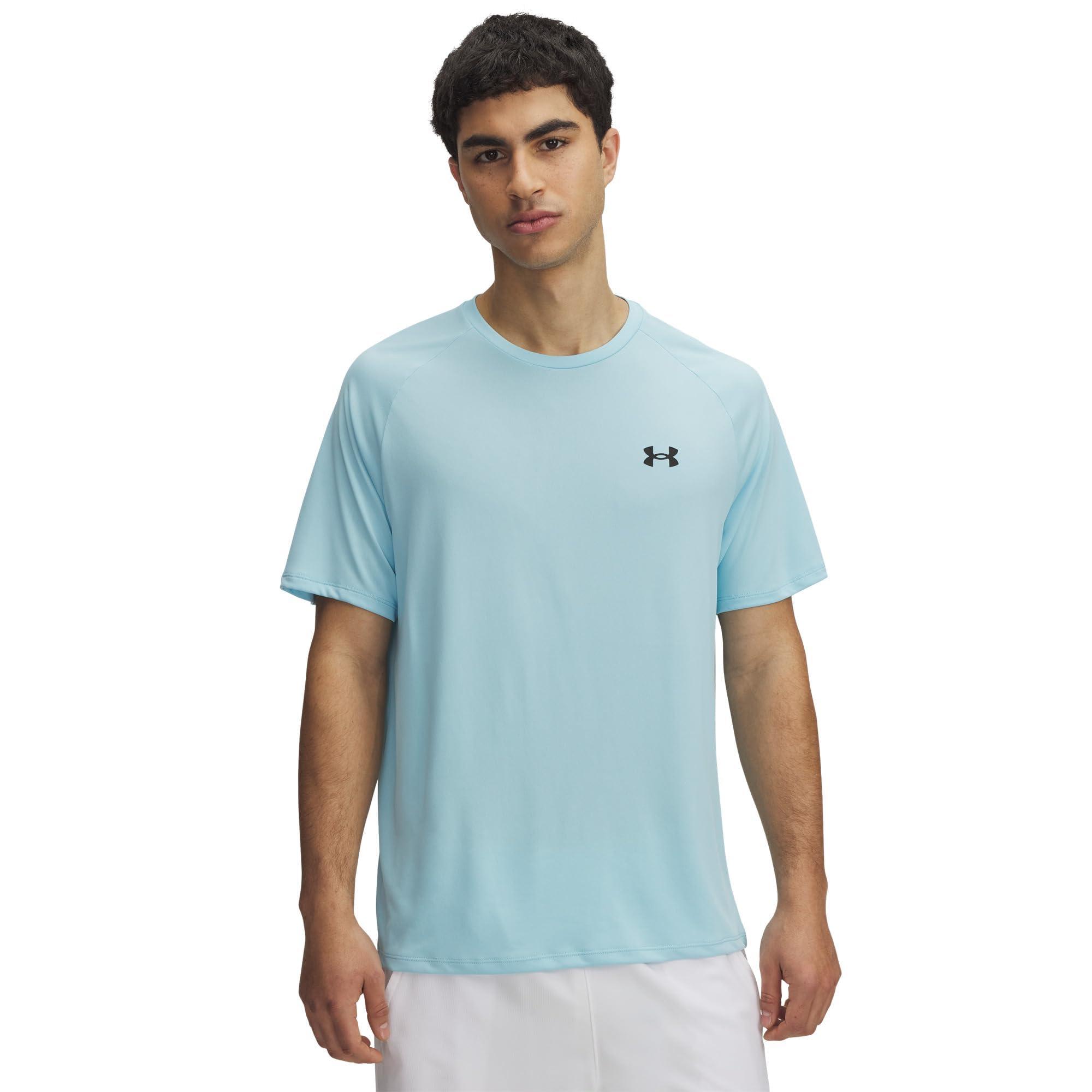 Under Armour Men's Tech 2.0 Short-Sleeve T-Shirt UA SS Tee, (494) Stream / / Black, Medium