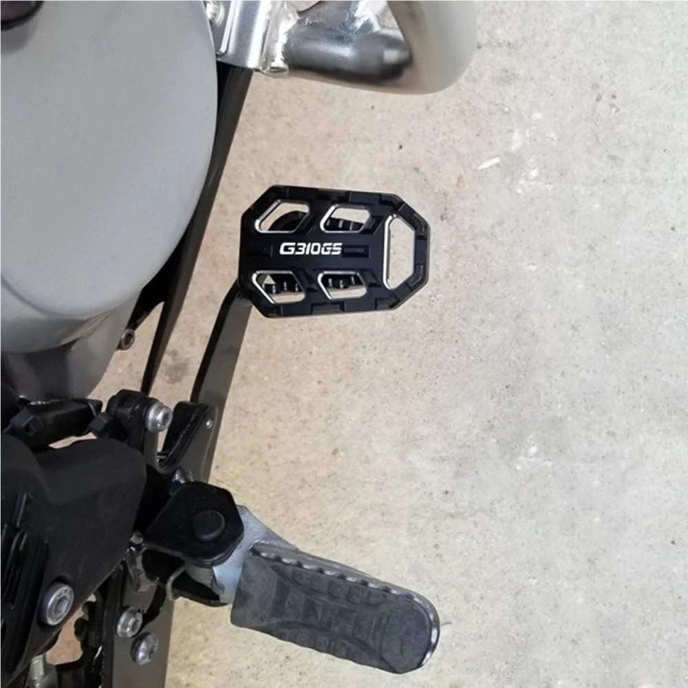 Motorcycle Rear Foot Brake Lever Peg Pad Enlarge Extender Footrests Pedals for B&MW G310GS G310 GS G 310 GS 2017-2024(Black)