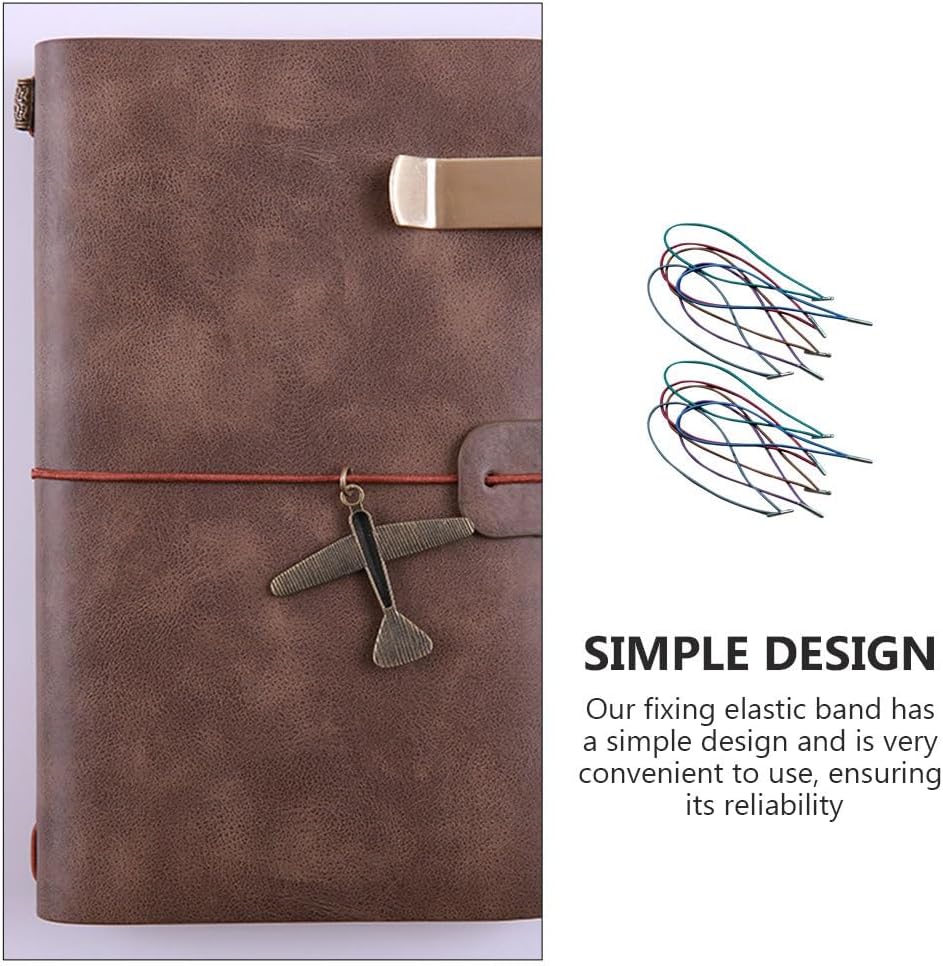 VALICLUD プランナーバンド 12個 スクラップブックジャーナル用スプリングバンド ゴムストラップ 旅行者 ゴムバンド ノート