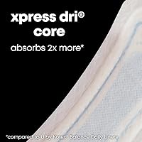 Vista 4 de U by Kotex Curves Panty Liners Regular (Pack de 4)4