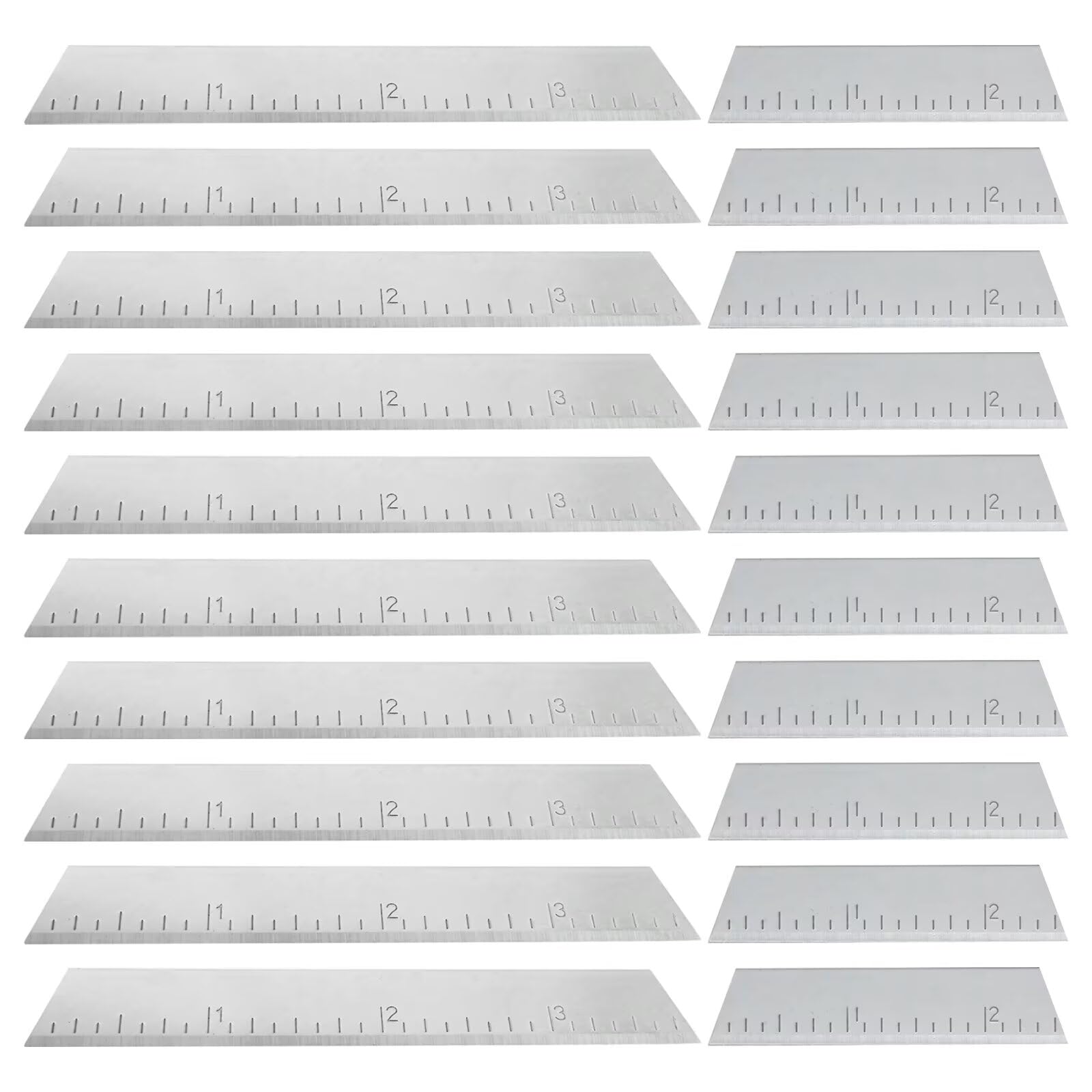 JRSHOME 2025 Upgraded (10pcs +10pcs) 3-7/8" & 2-1/2" Replacement Blades 301 37300 37301 37200 37201 Compatible for Craftsman Handi-Cut, Come with