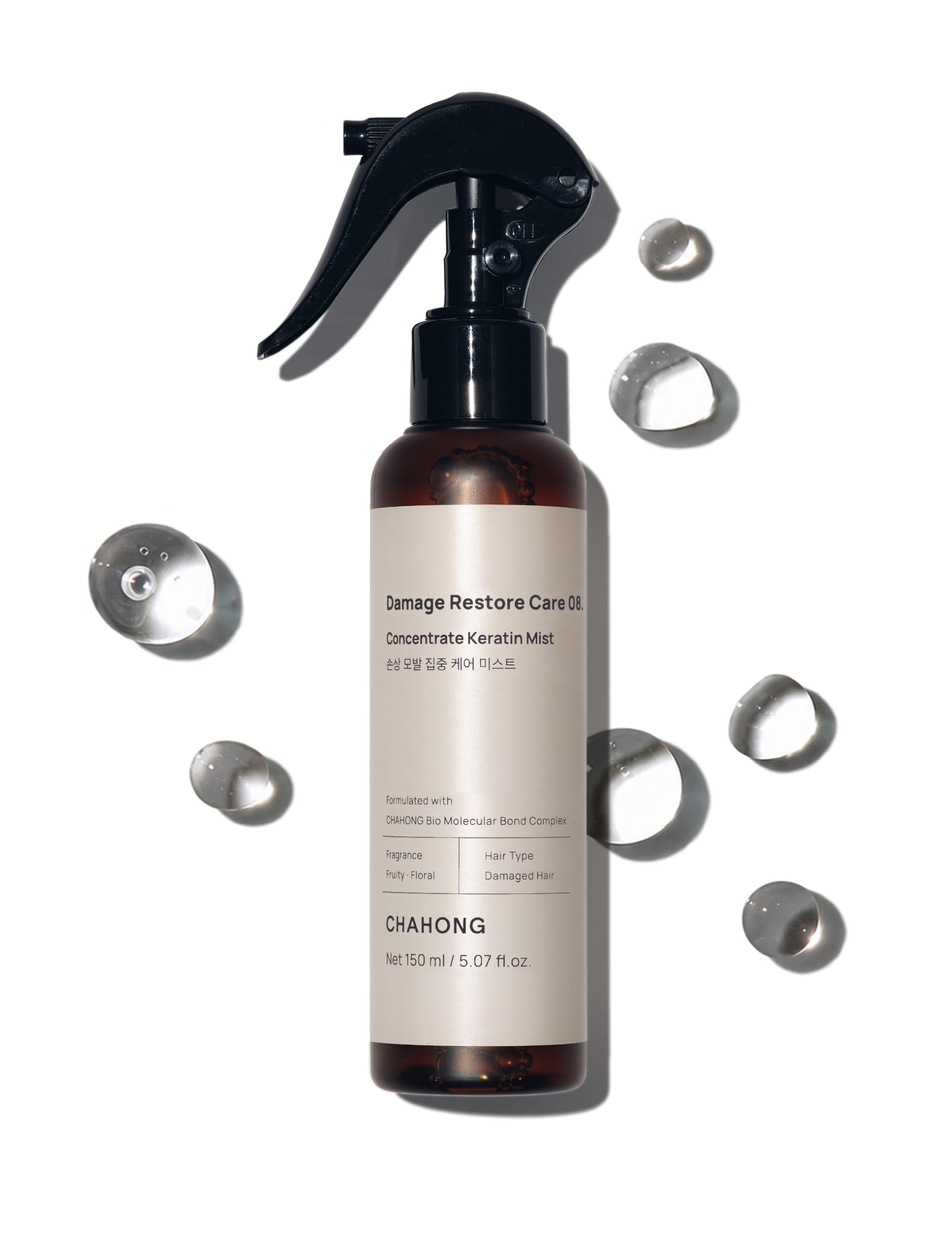 CHAHONG Keratin Leave-In Hair Oil Mist with Hydrolyzed Protein 5 oz
