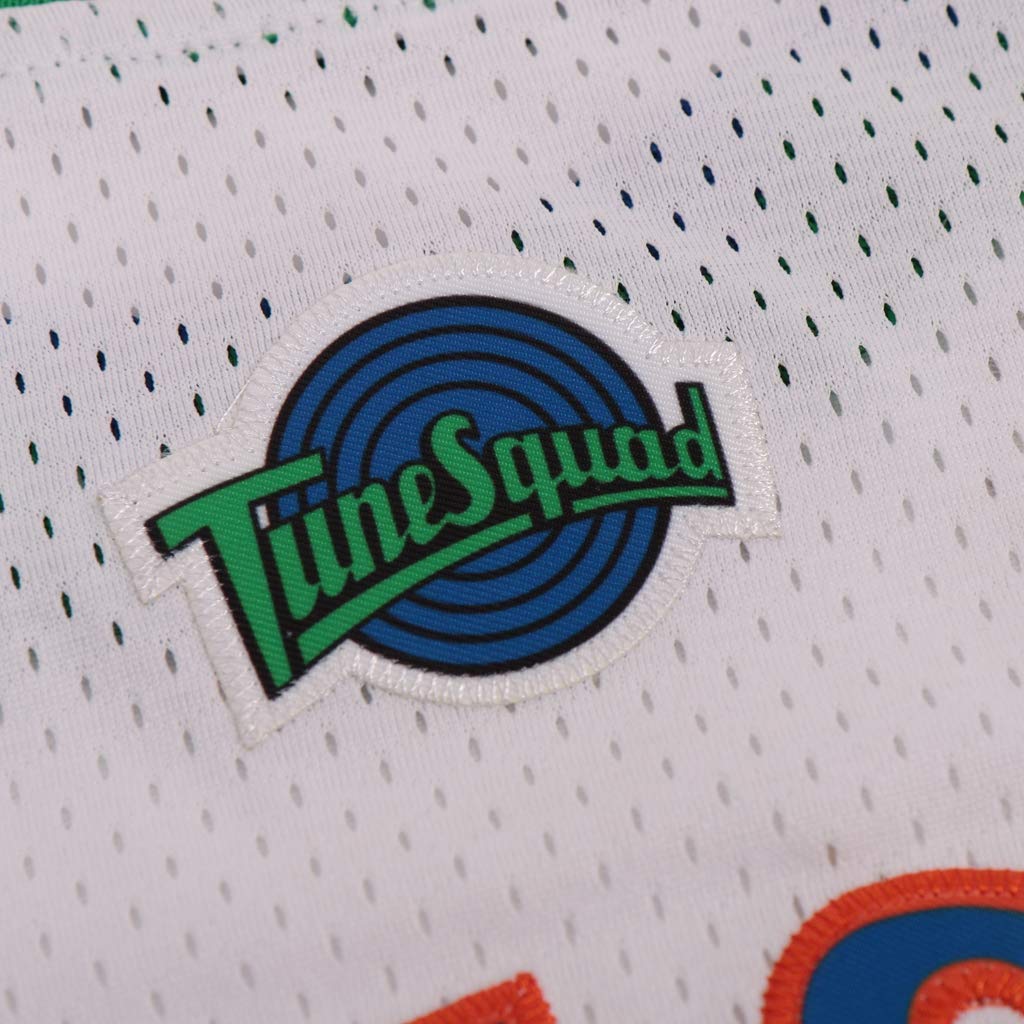 Herren Space Jam #1 Bugs Movie Basketball Jersey genäht