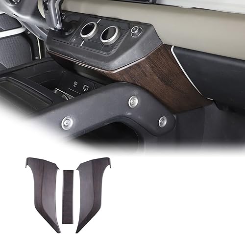 JONKOKO Consola central de coche para estilo de automóvil, panel de rodilla y codo, cubierta lateral, accesorios de decoración para Land Rover