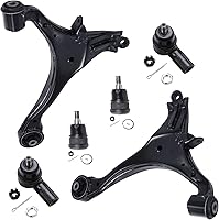 Vista 231 de Detroit Axle - Kit de suspensión delantera RWD para Chrysler 300 Dodge Challenger Charger Magnum, brazos de control superior con barras
