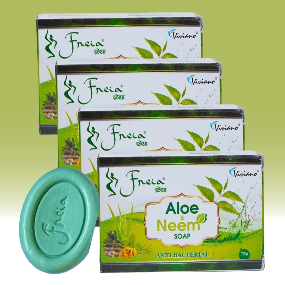 Buy Freia Neem and Aloe Vera Soap Bar | Medicated Soap Bar for