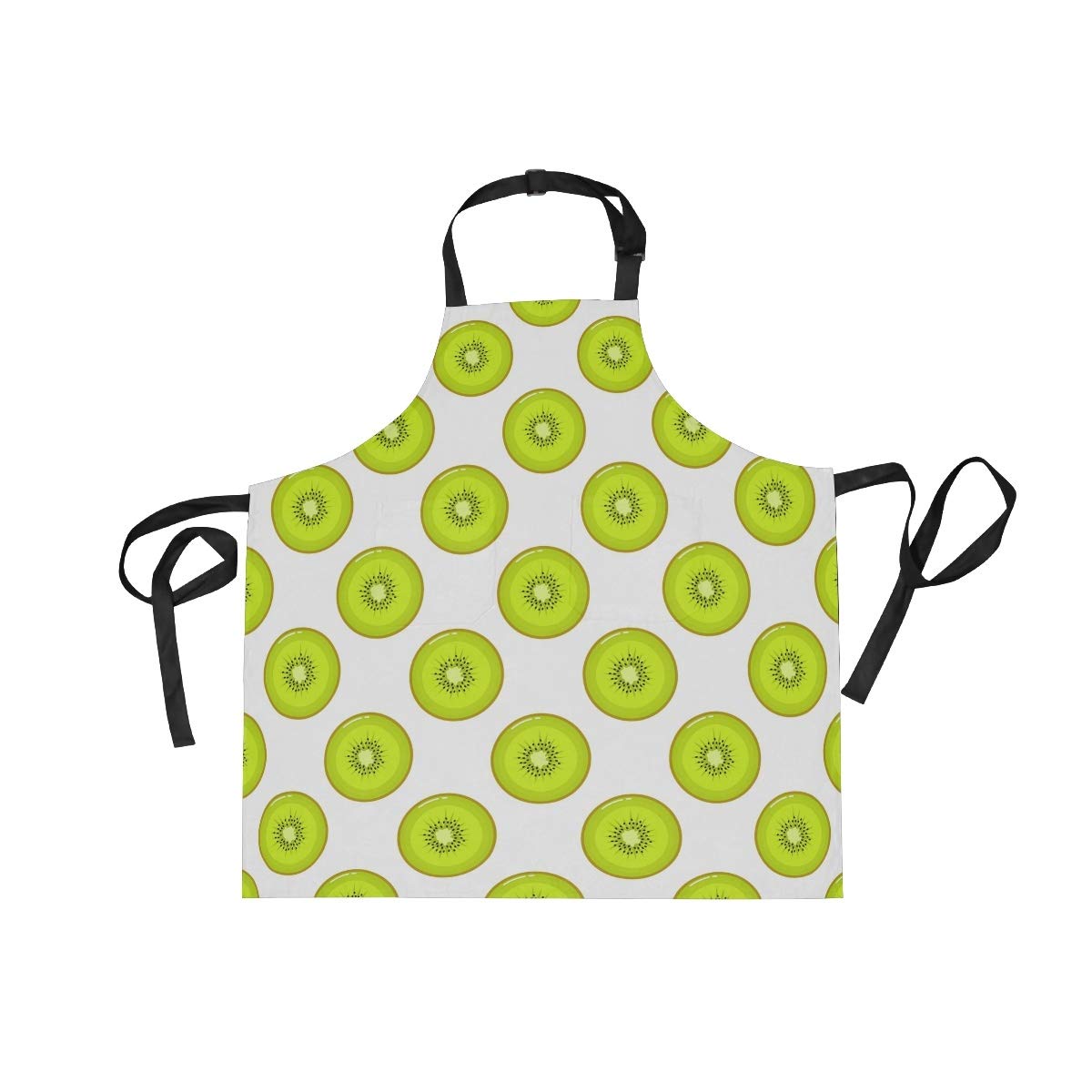 Grembiule Da Chef Professionale Regolabile Unisex - Verde Kiwi, Con Tasca, Tessuto Impermeabile E Lavabile | Per Cucina, Ristorante, Casa