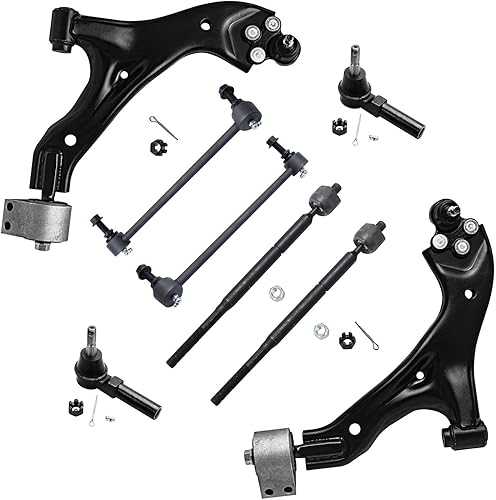 Miniatura 29 de Detroit Axle - Kit de suspensión frontal de 8 piezas para Chevy Aveo Aveo5 Pontiac G3 Wave Wave5 Suzuki Swift+ 2 brazos de control inferiores con