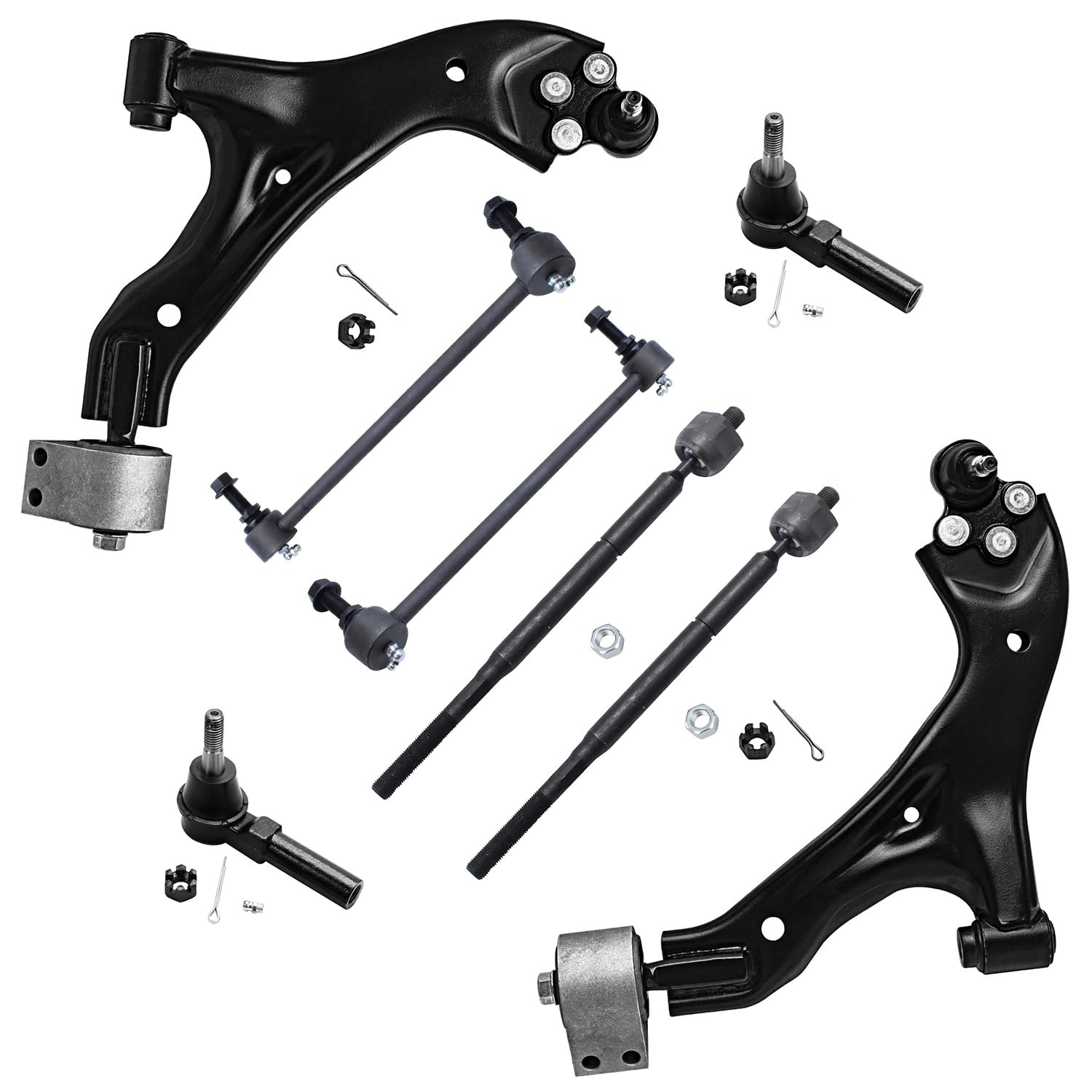 Detroit Axle - 8pc Front End Suspension Kit for 05-07 Chevrolet Equinox