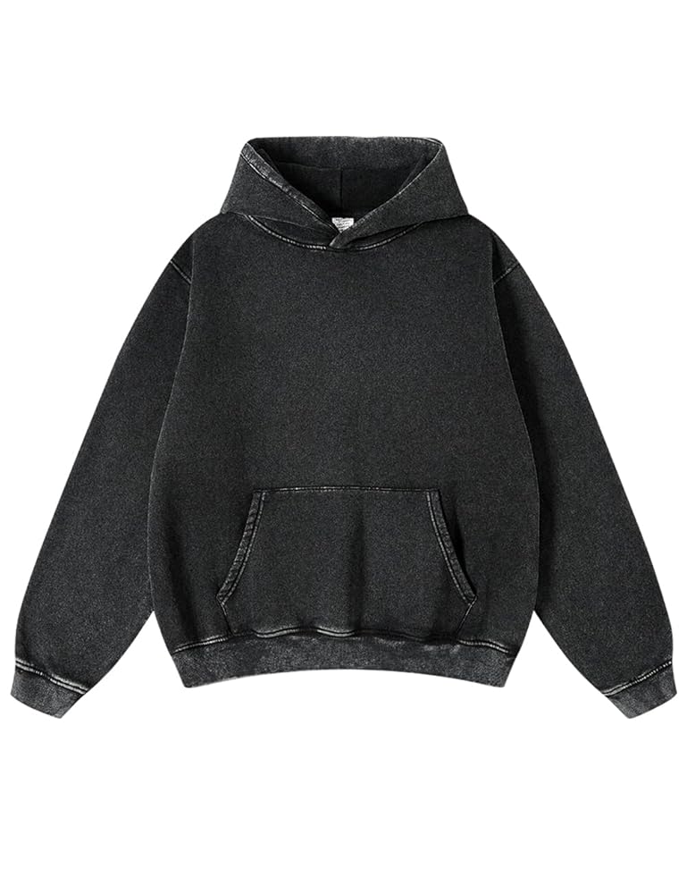 Amazon.com: FAIABLE Acid Wash Hoodie for Men Oversized