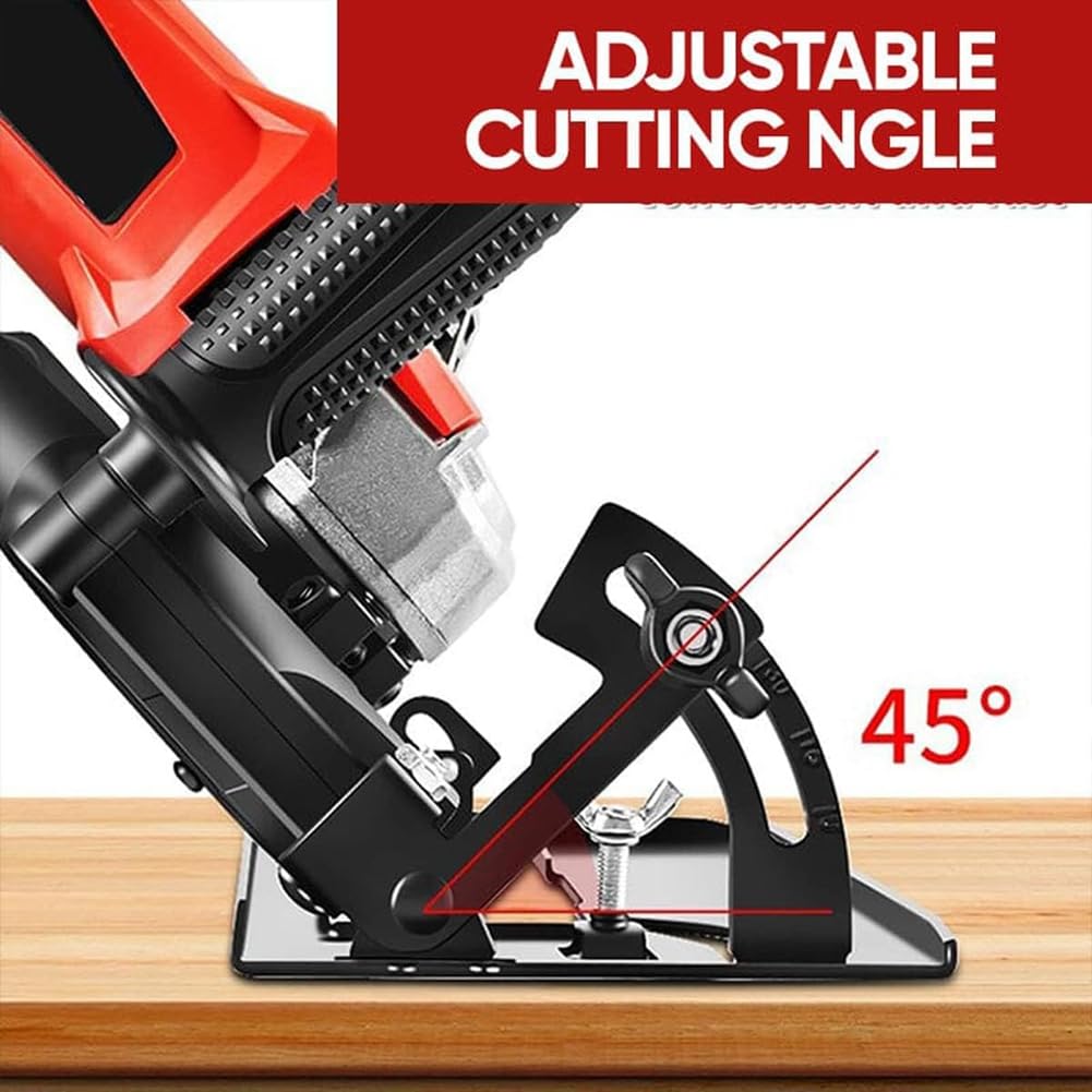 Soporte para Amoladora Angular, Ángulo de Corte Ajustable de 0-45 Grados, Soporte Fijo para Máquina Pulidora, para Amoladora Angular de 4 A 5 Pulgadas A