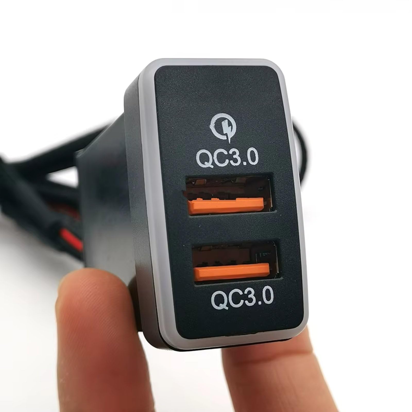 Compatible Avec Toyota Pour Prado Fj Pour Cruiser Double Interface USB Prise Tension Affichage De Charge 12V 24V Rapide Pour Adaptateur Chargeur Interface USB AUX voiture