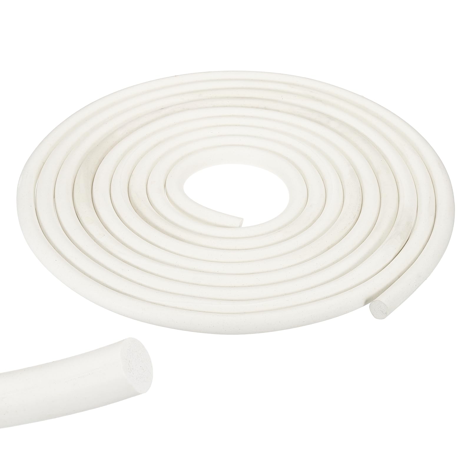 sourcing map 19.7 ft Backer Rod, 35/64 Inch Diameter Foamed Silicone Foam Caulk Saver, Weather Strip Seal for Sealing Concrete Gaps, Expansion Joints, Crack Filling, Doors, Windows, White