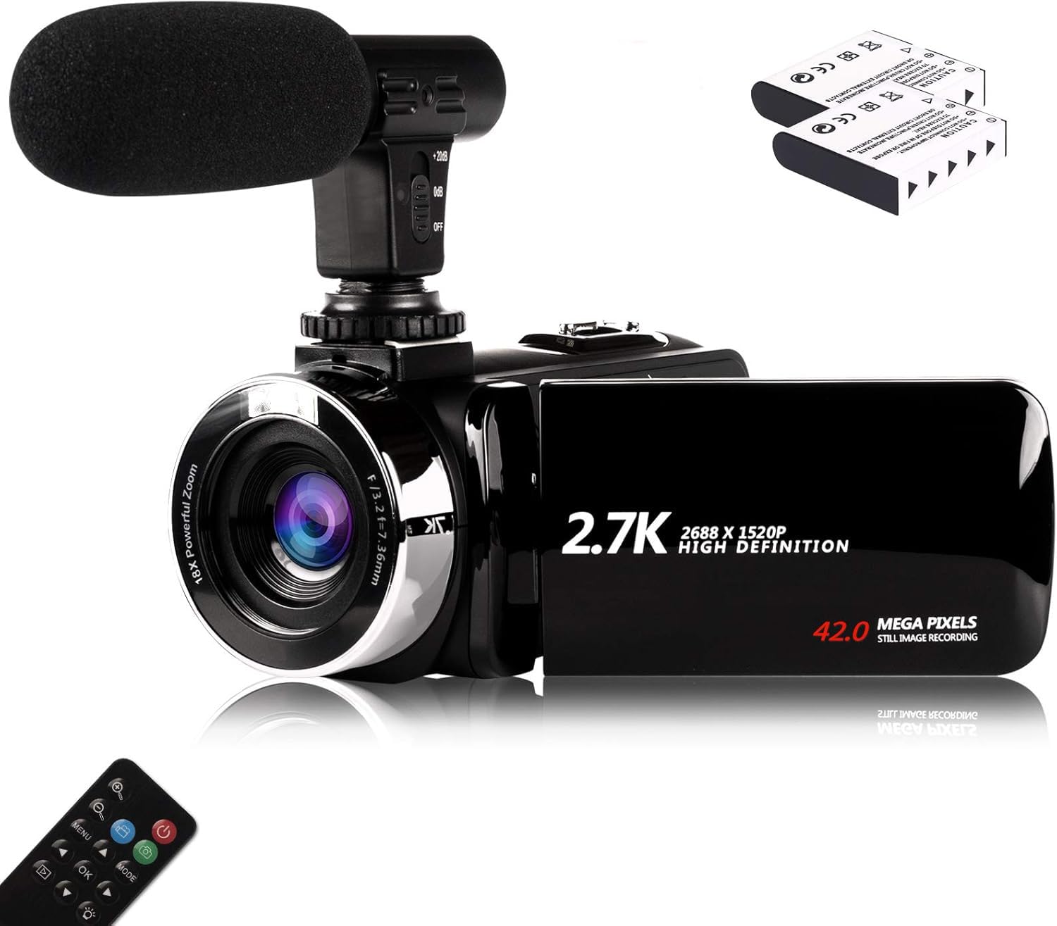 ビデオカメラ HD1080P 16倍ズーム バッテリー×２ Amazon | デジタルビデオカメラ 3600万画素 タッチスクリーン 暗視機能