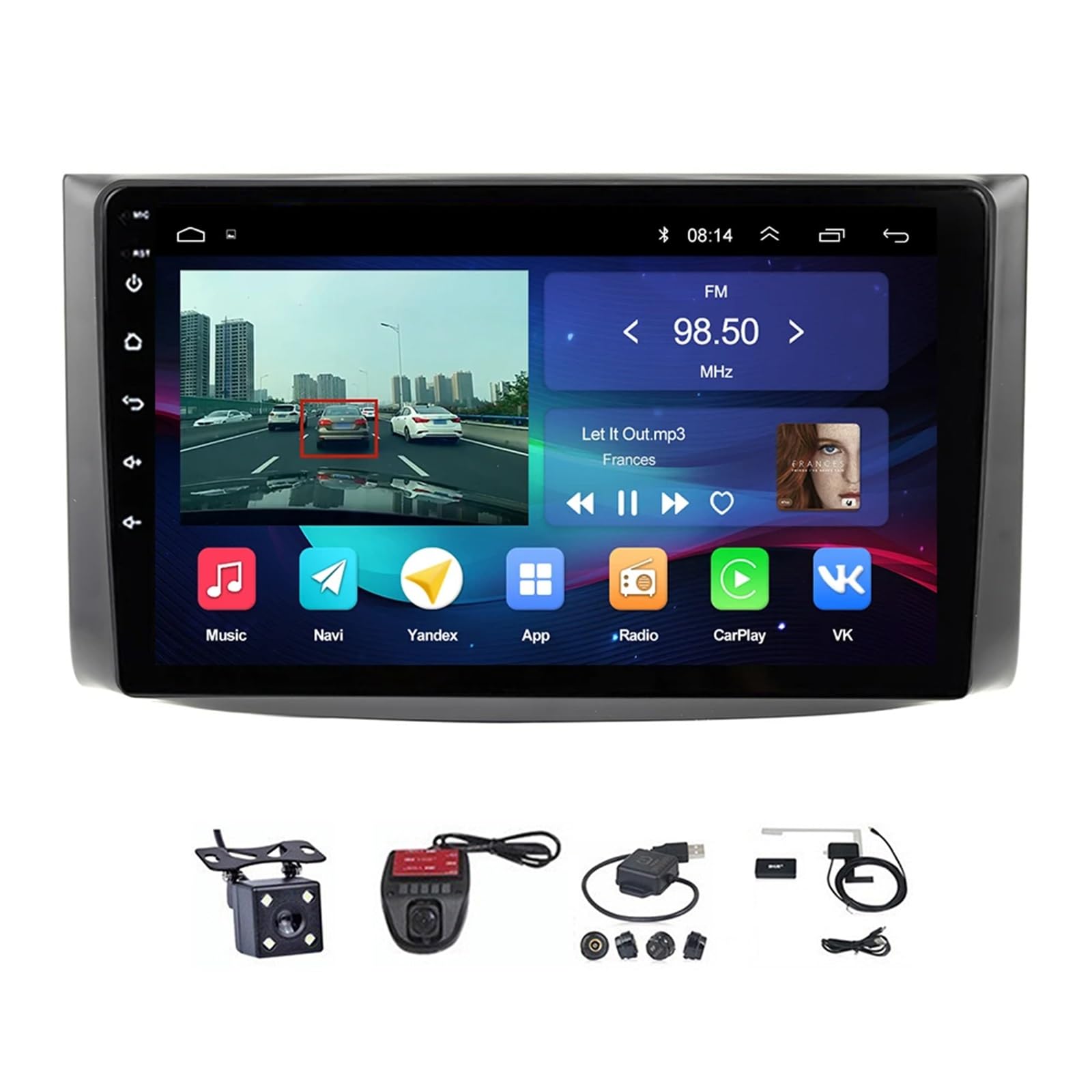Navigatore GPS per Auto Android da 9" per Che-vrolet Aveo T250 ed Epica 2006-2012, Bluetooth, Telecamera di retromarcia, autoradio, autoradio, Display Touchscreen