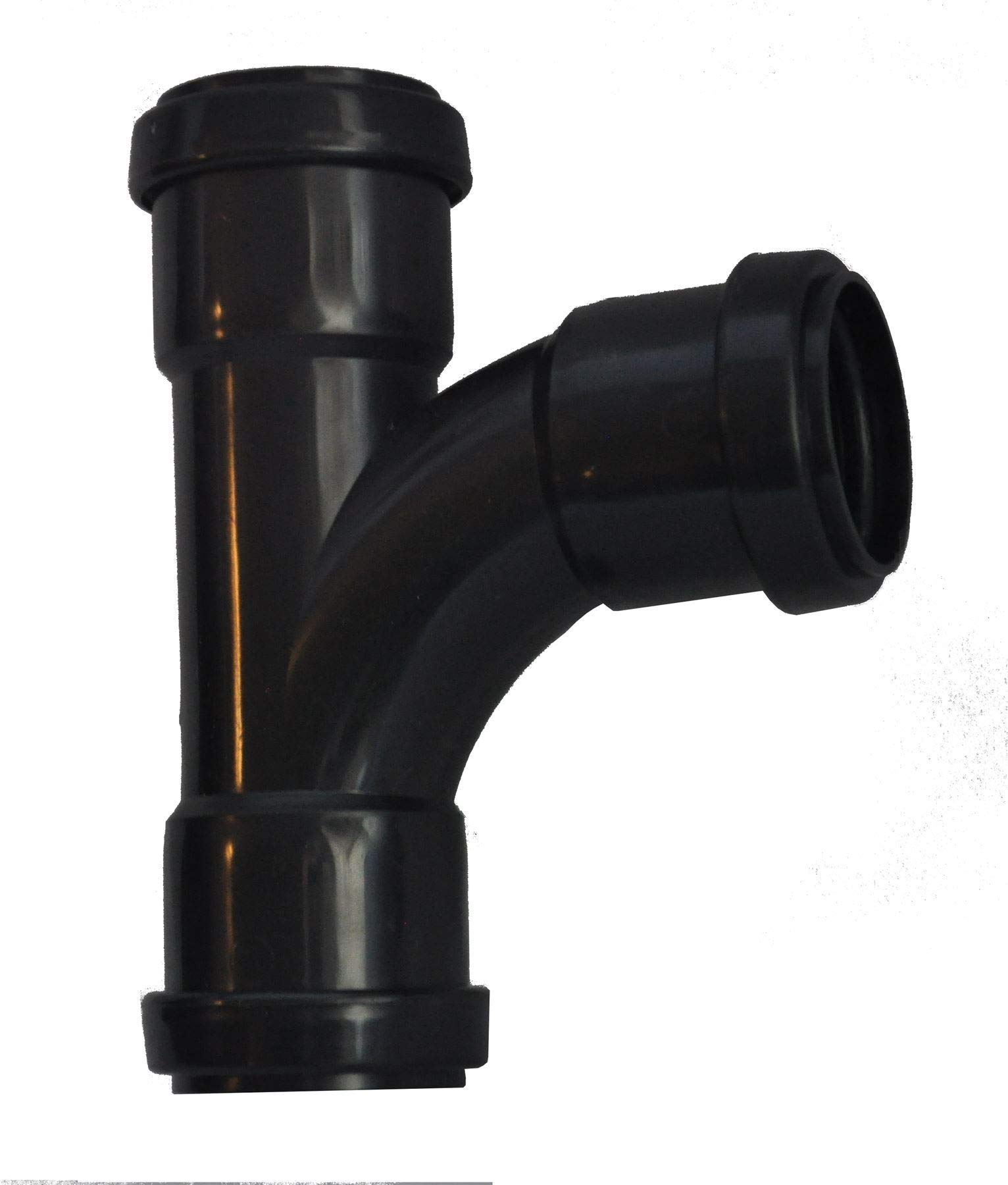 Msl Black Pushfit 40Mm Waste Pipe 90 Degree Tee